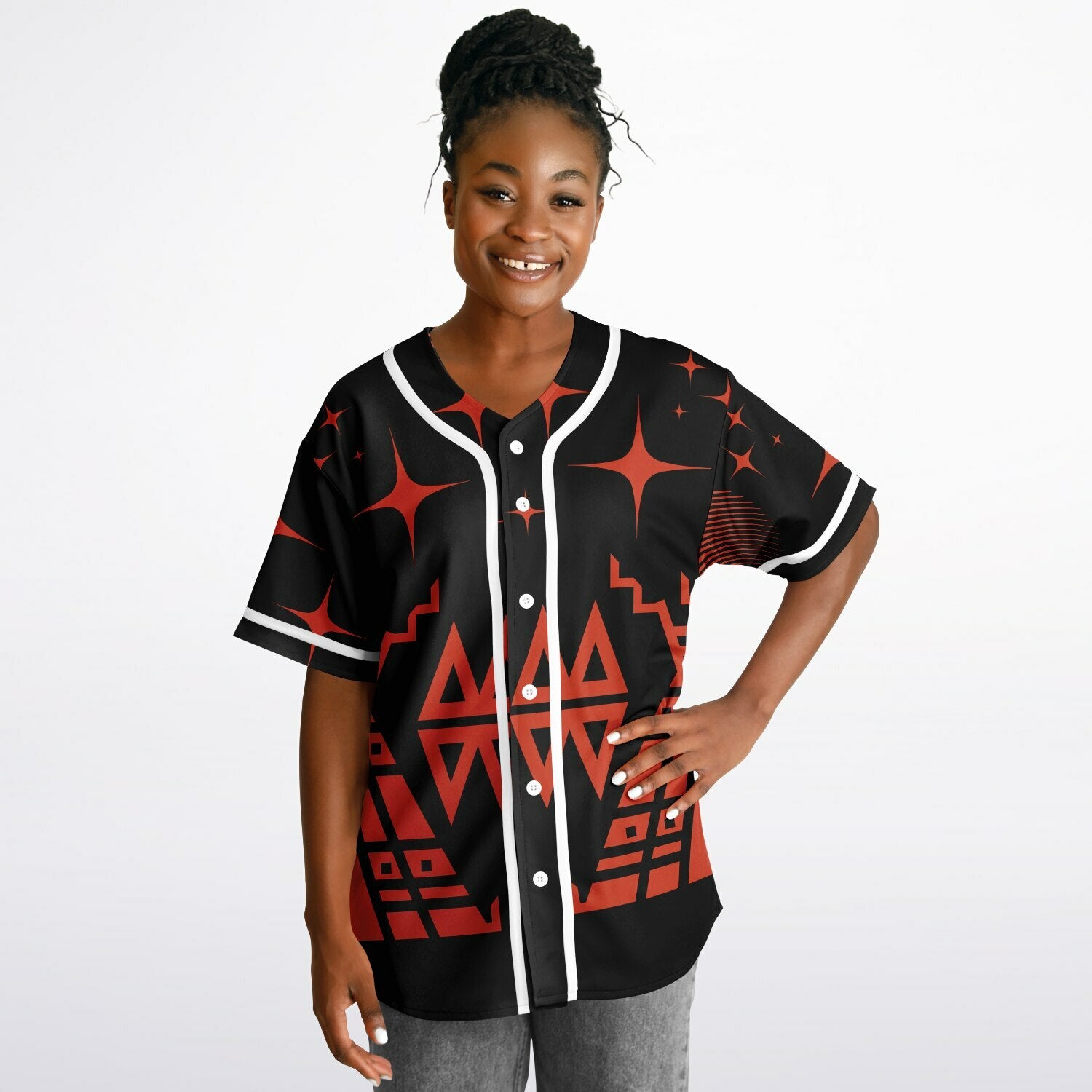 Reversible Baseball Jersey - AOP