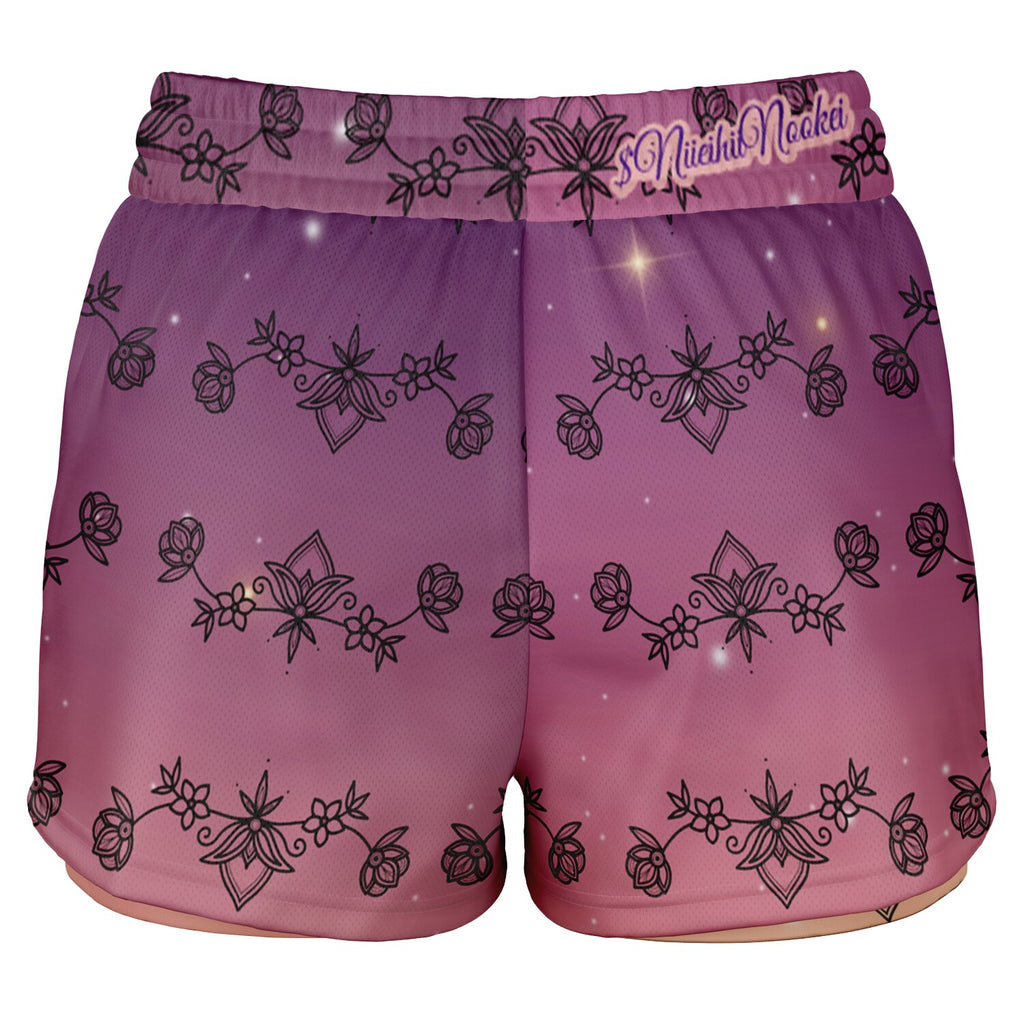 $NiieihiiNookei Women's 2-in-1 Shorts - AOP