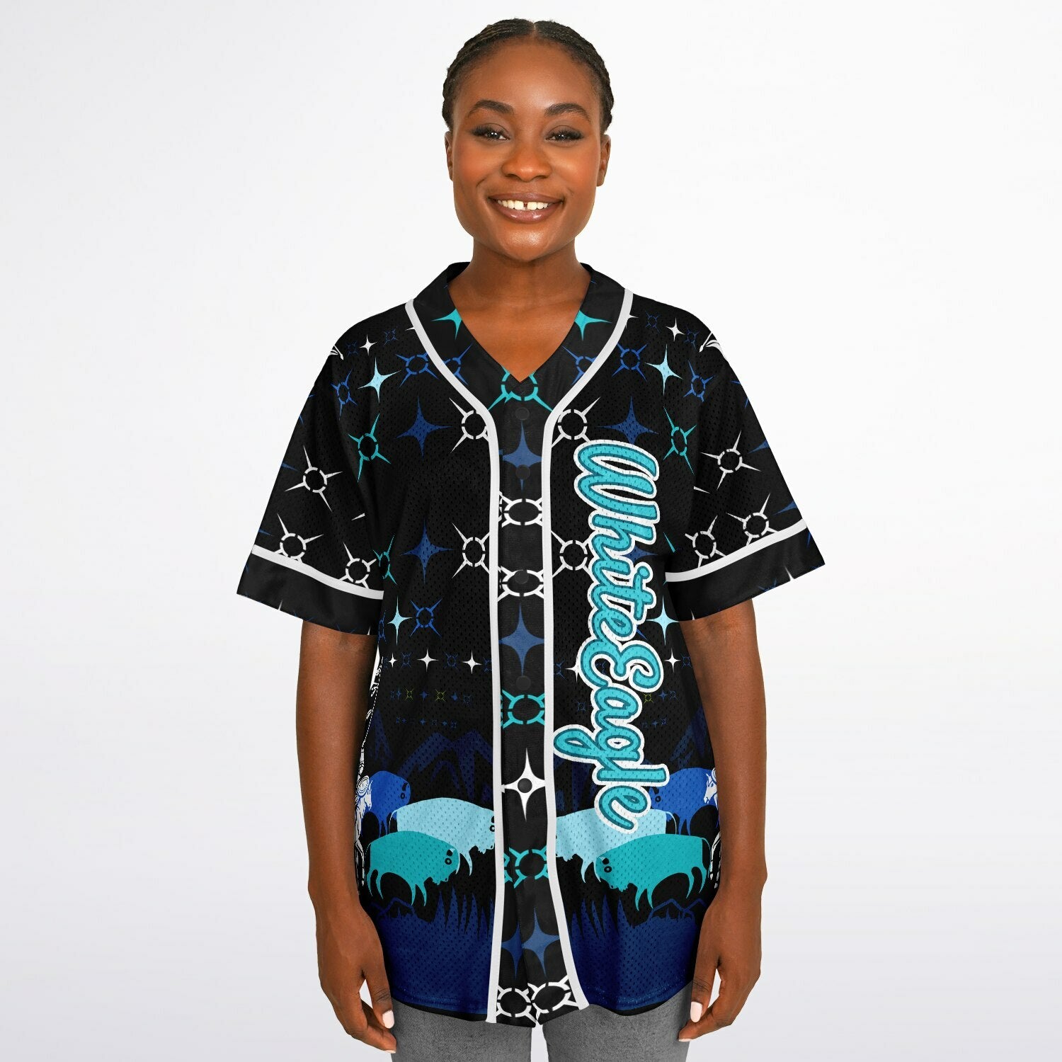 #9 WhiteEagle Premium Baseball Jersey - AOP