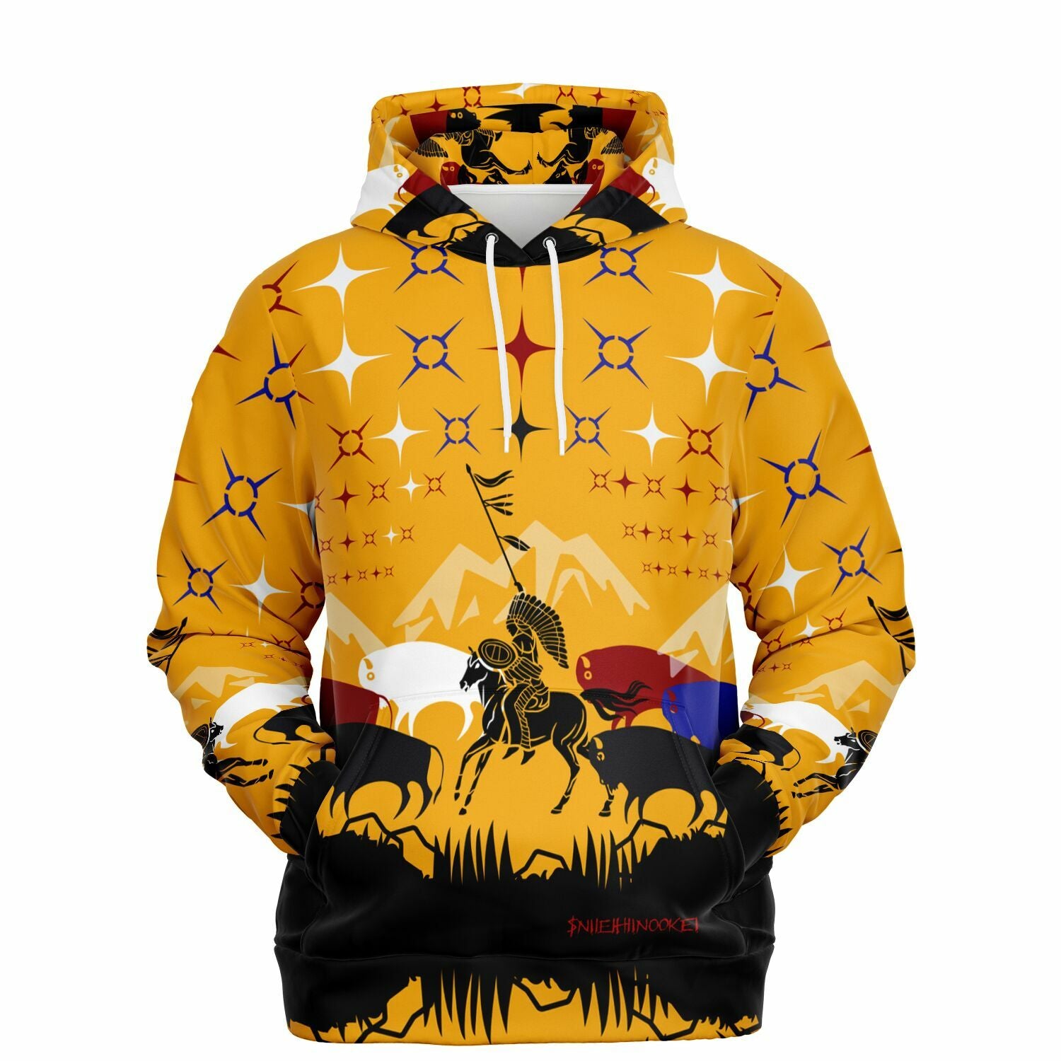 $NiieihiiNookei Athletic Hoodie - AOP