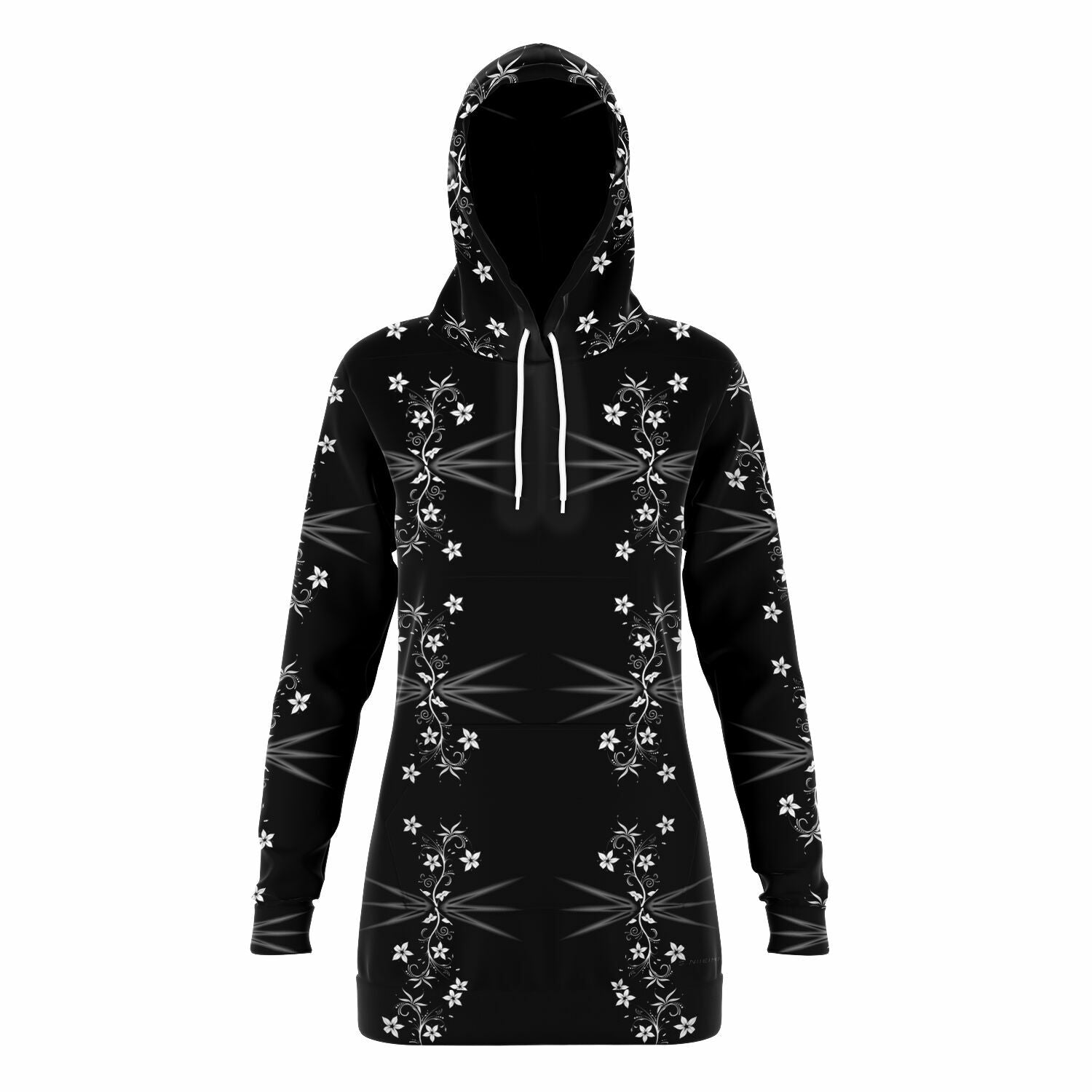 $NiieihiiNookei Athletic Longline Hoodie - AOP