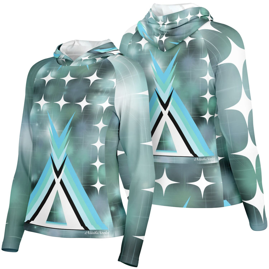 $NiieihiiNookei Hooded Performance Shirt - AOP