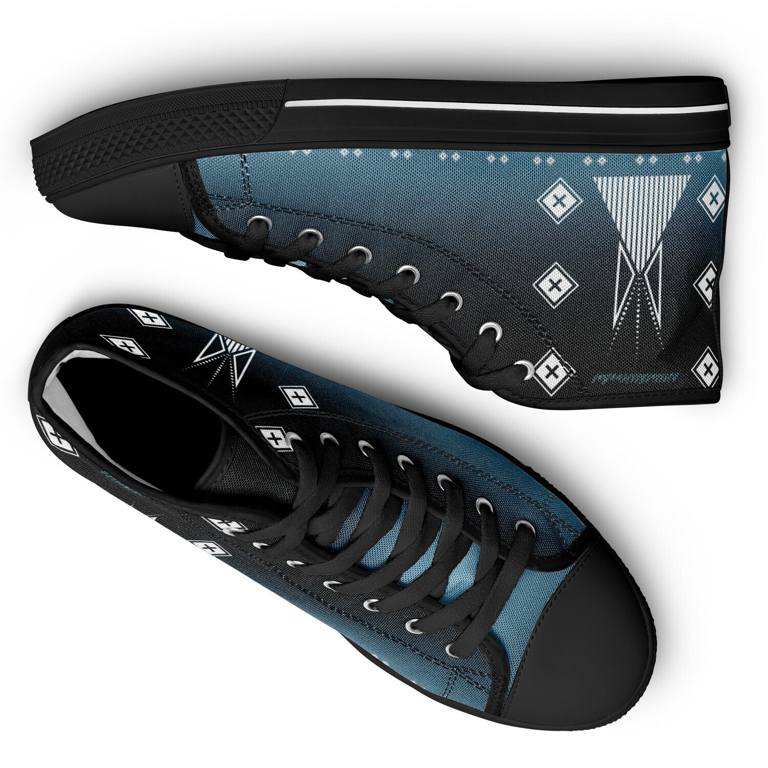 $NiieihiiNookei Urban Peak High Top Shoes - AOP