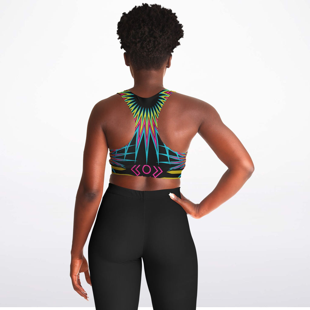 $NiieihiiNookei Padded Sports Bra - AOP