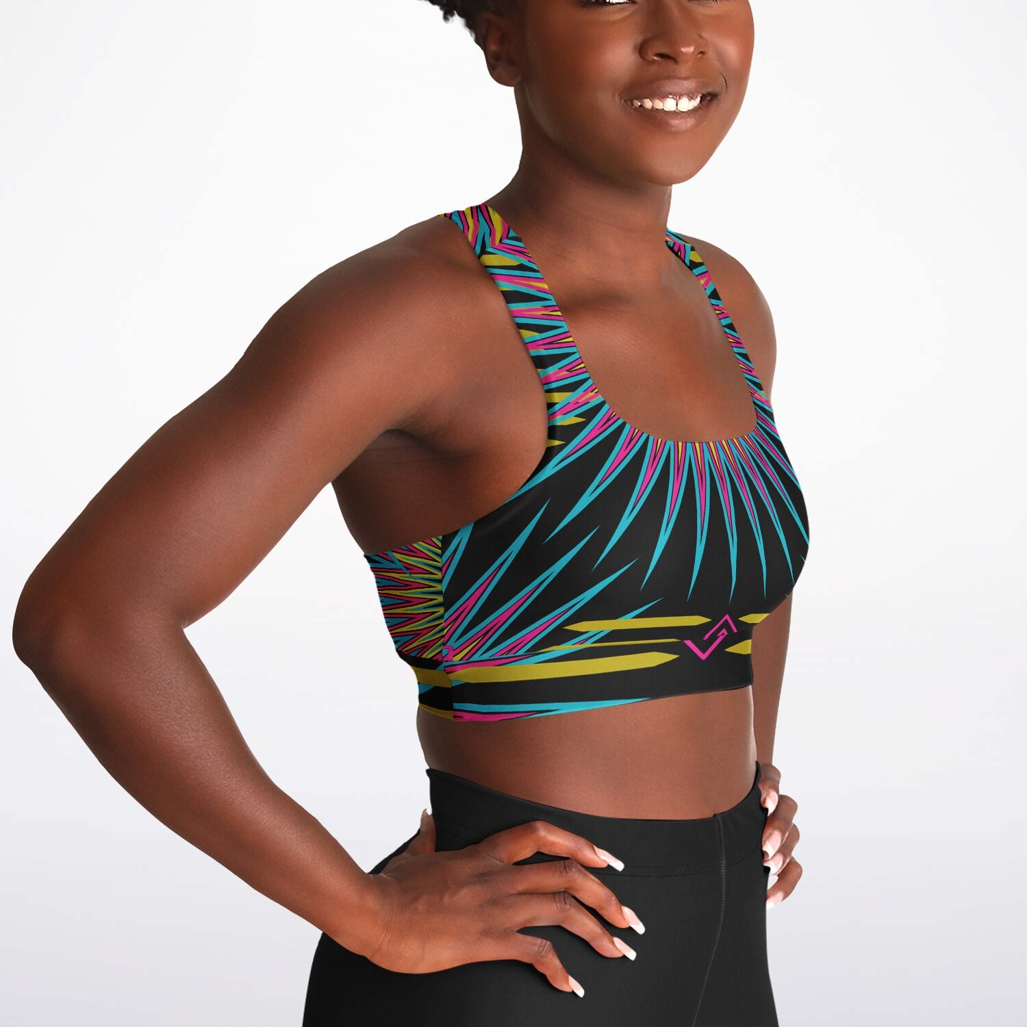 $NiieihiiNookei Padded Sports Bra - AOP