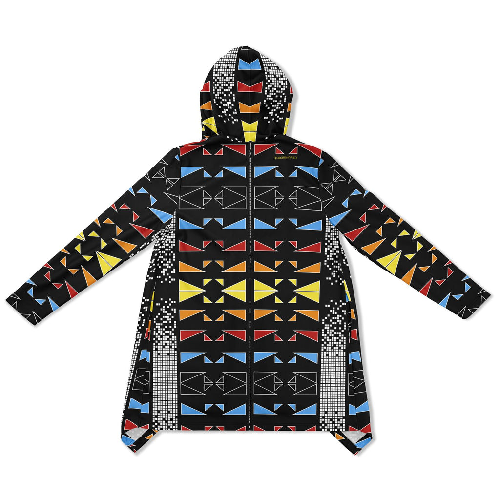 $NiieihiiNookei Fashion Elongated Cloak - AOP