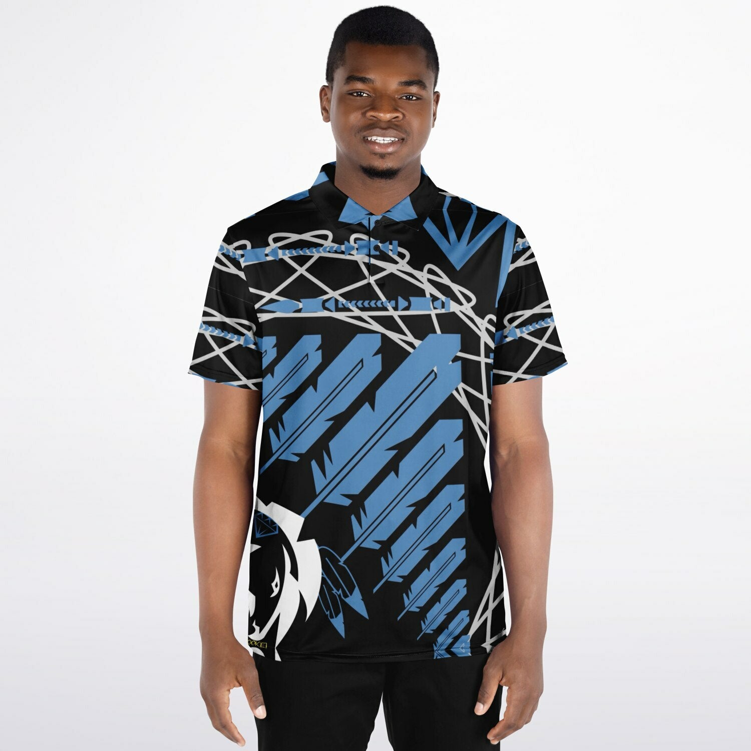 $NiieihiiNookei Polo Shirt - AOP