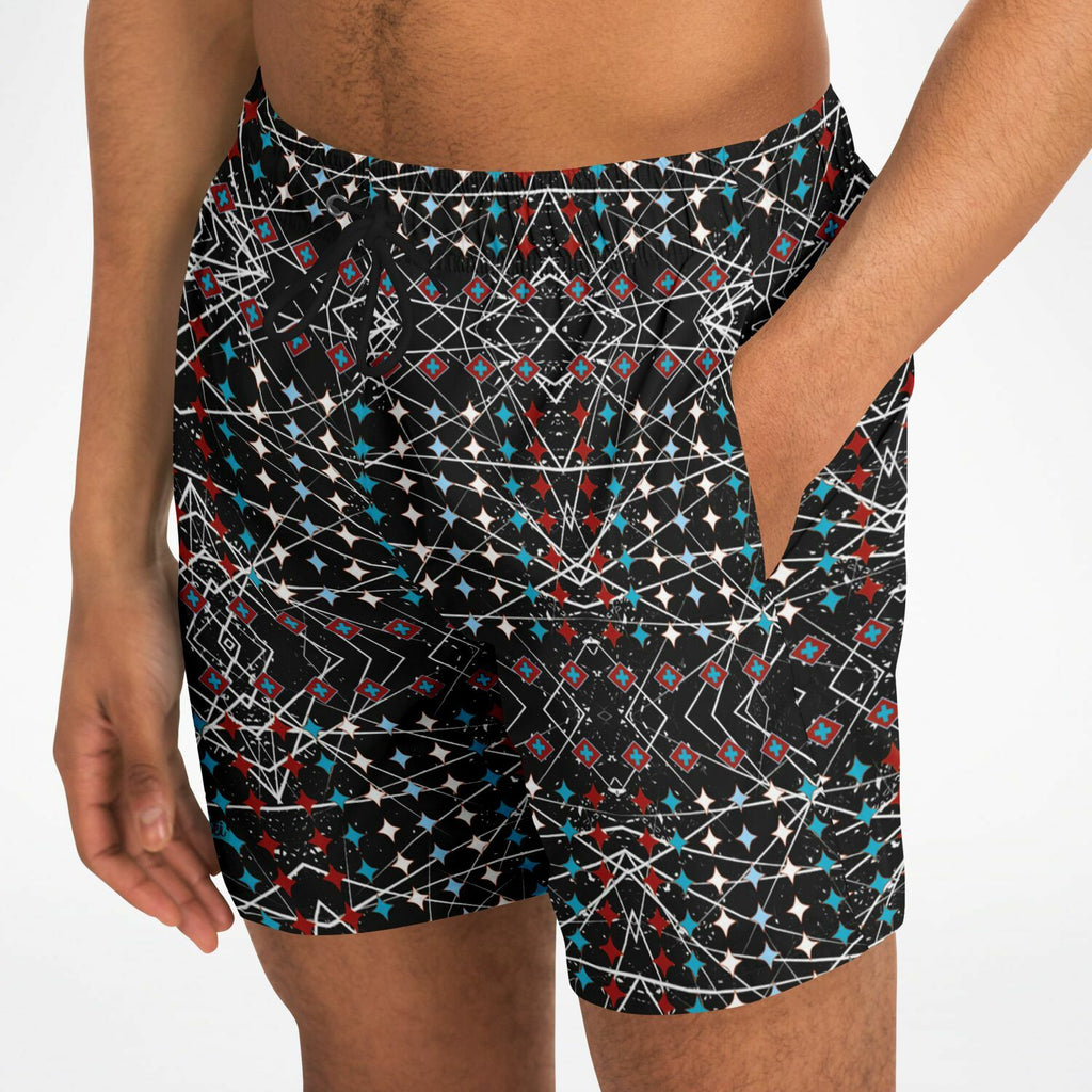 $NiieihiiNookei Swim Trunks Men - AOP