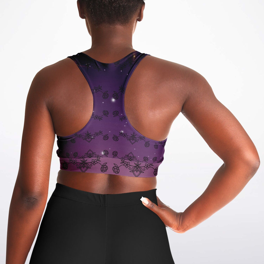 $NiieihiiNookeiPadded Sports Bra - AOP