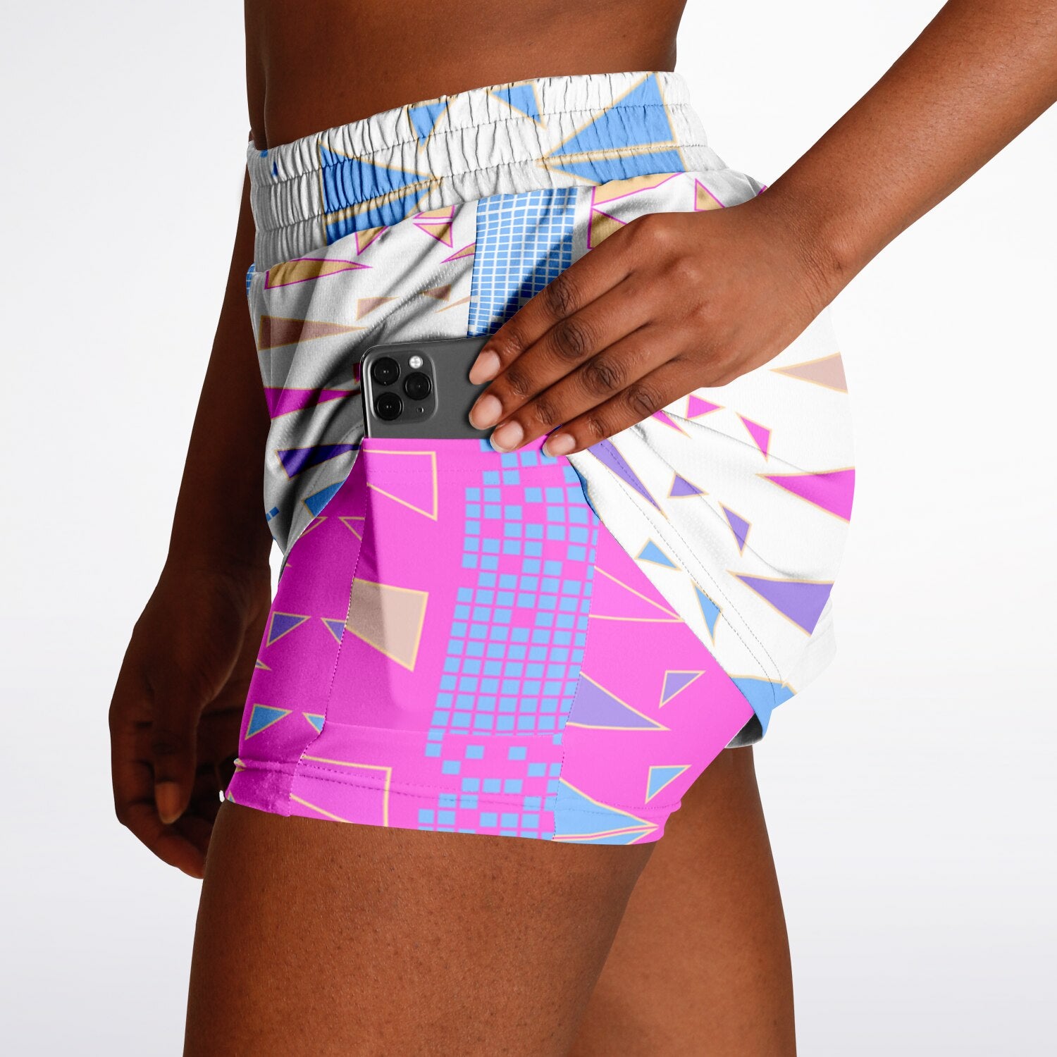 $NiieihiiNookei Women's 2-in-1 Shorts - AOP