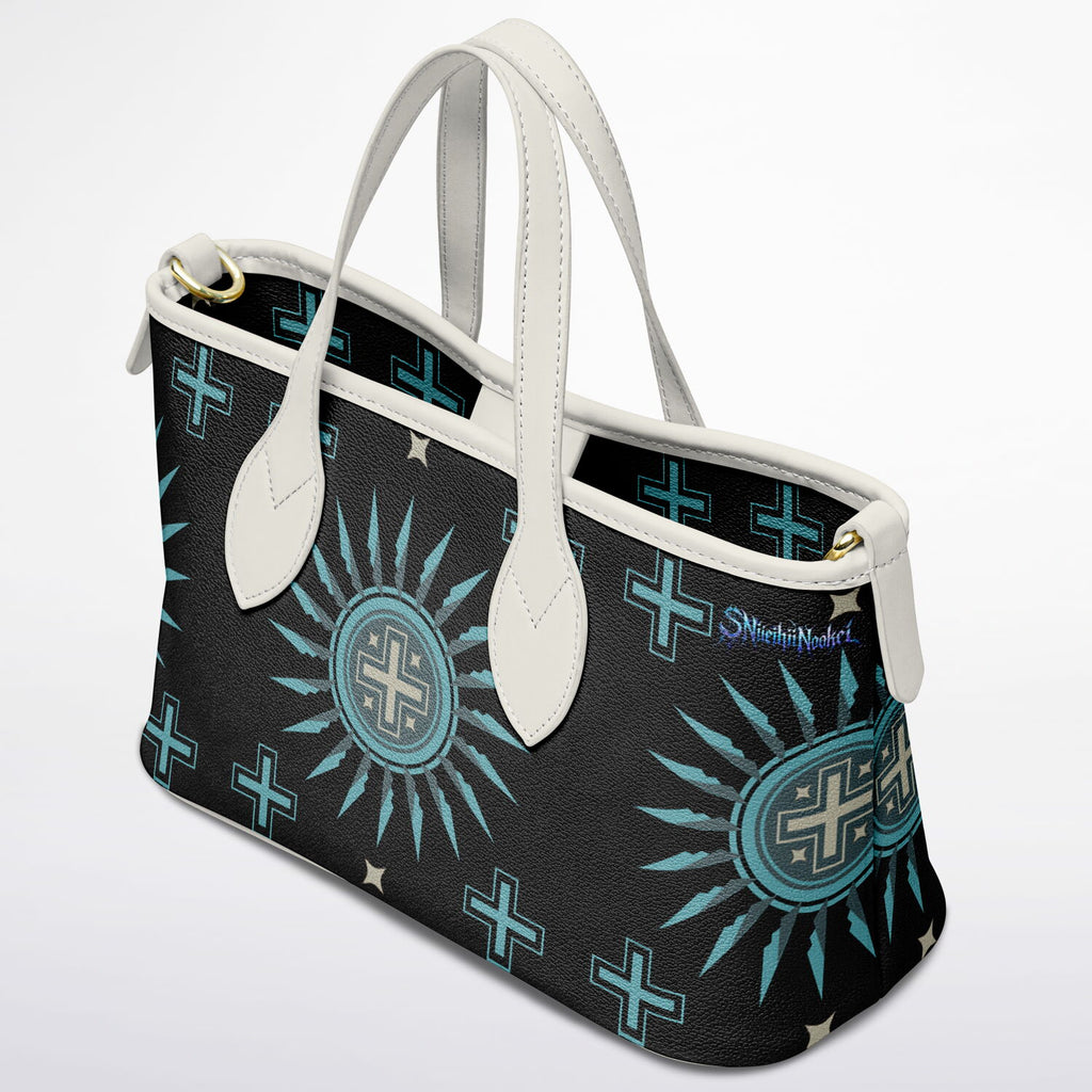 $NiieihiiNookei Leather Tote Bag - AOP