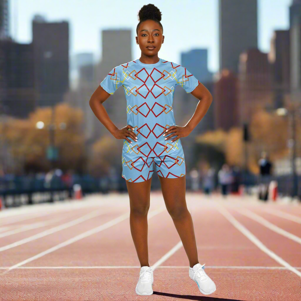 $NiieihiiNookei Women's Active Set - AOP