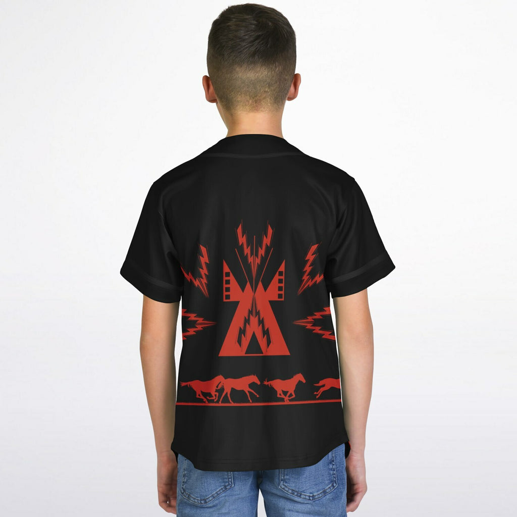 $NiieihiiNookei Kids Baseball Jersey - AOP