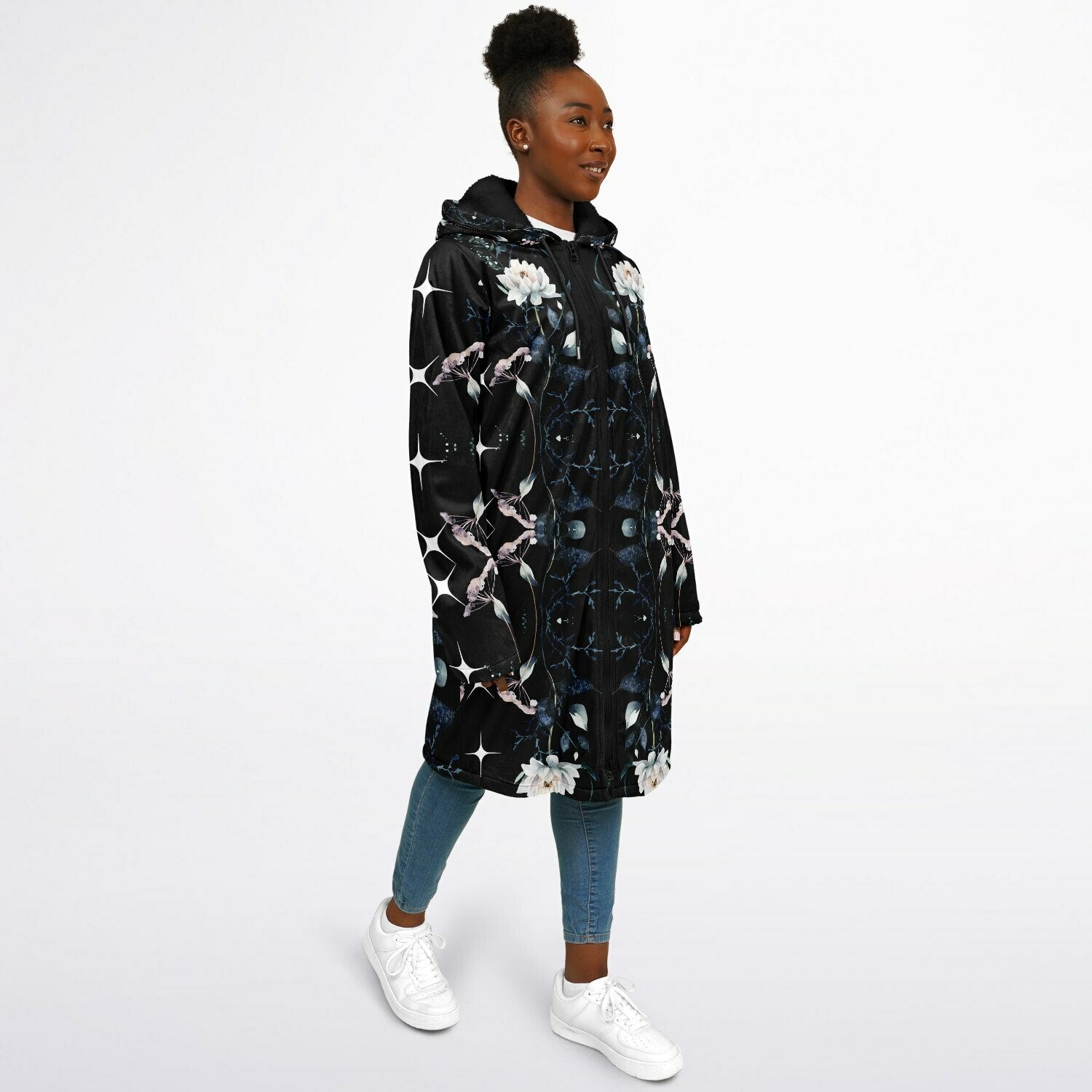 $NiieihiiNookei Zipper Cloak - AOP