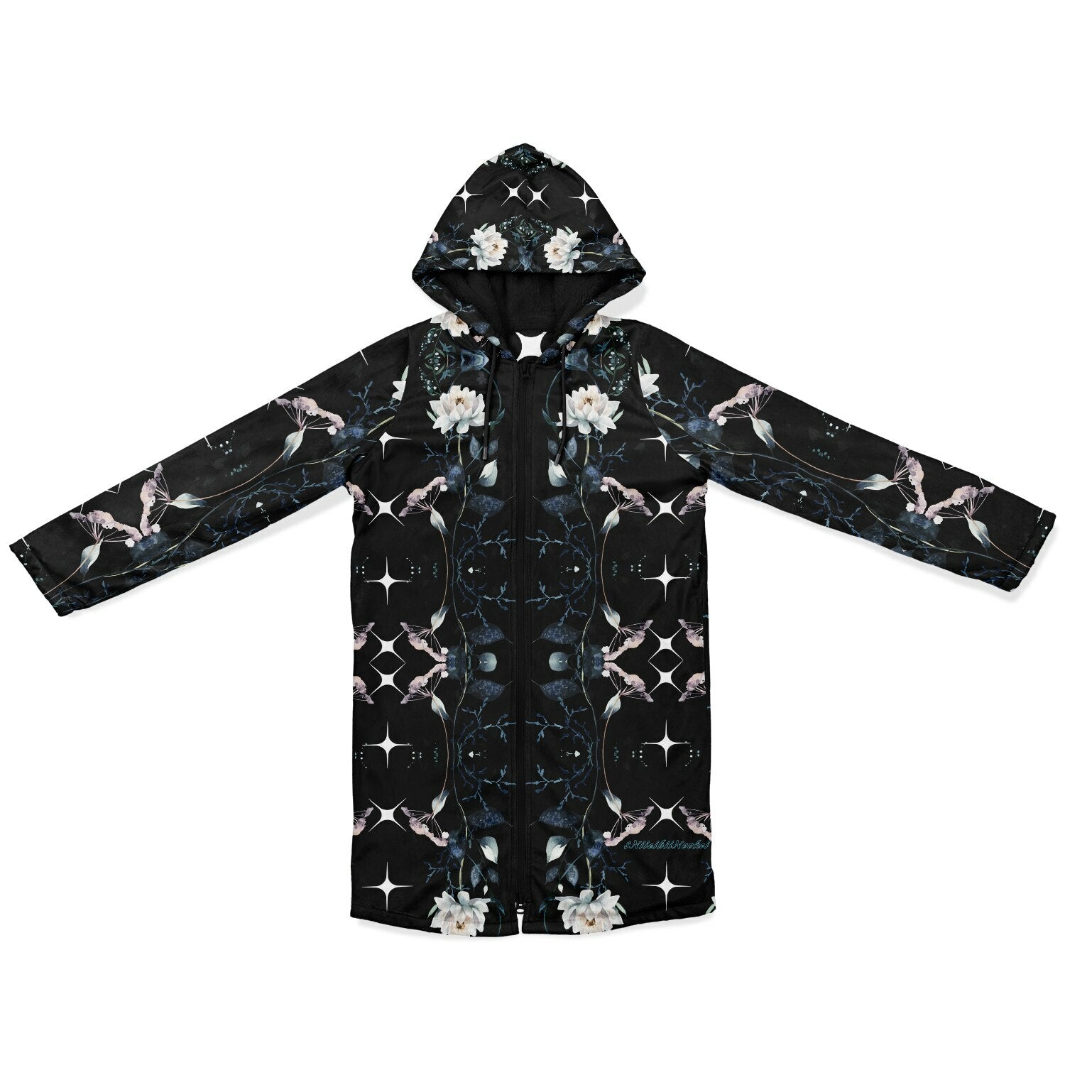 $NiieihiiNookei Zipper Cloak - AOP