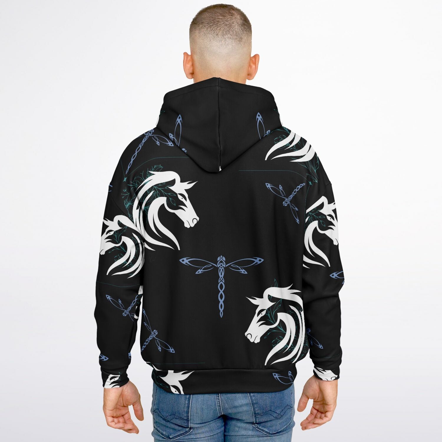 $NiieihiiNookei Heavyweight Oversized Hoodie - AOP
