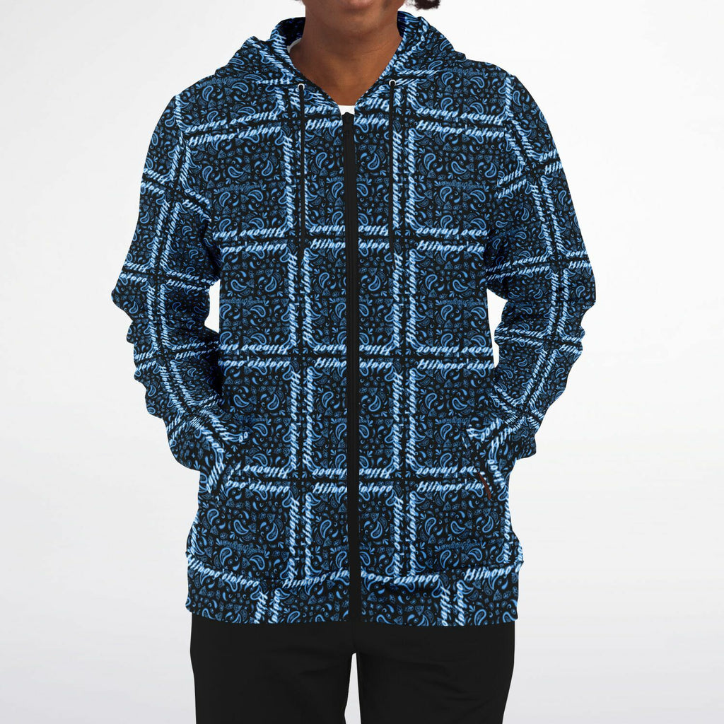 $NiieihiiNookei Athletic Zip-Up Hoodie - AOP