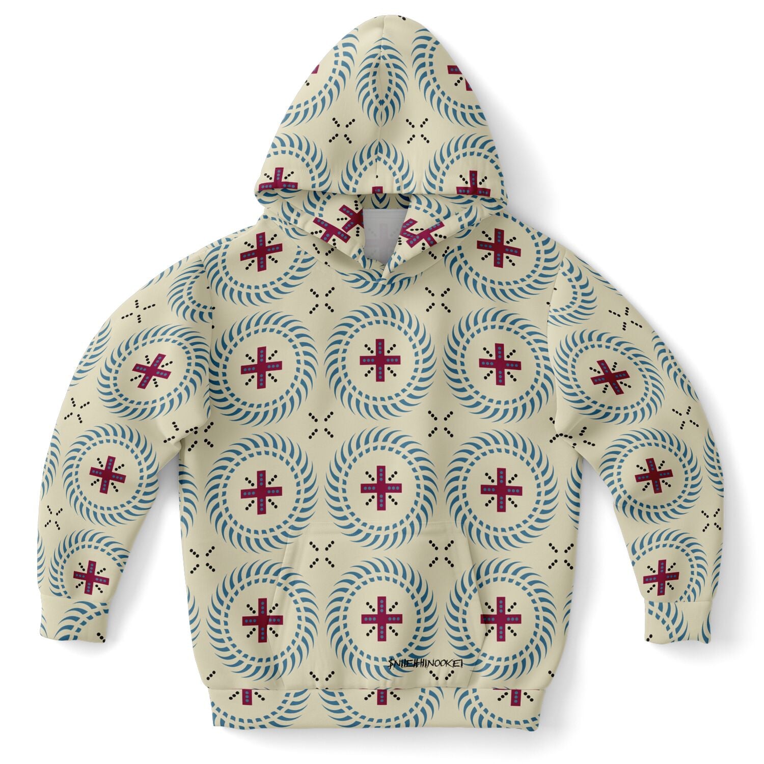 $NiieihiiNookei Athletic Kids Hoodie - AOP