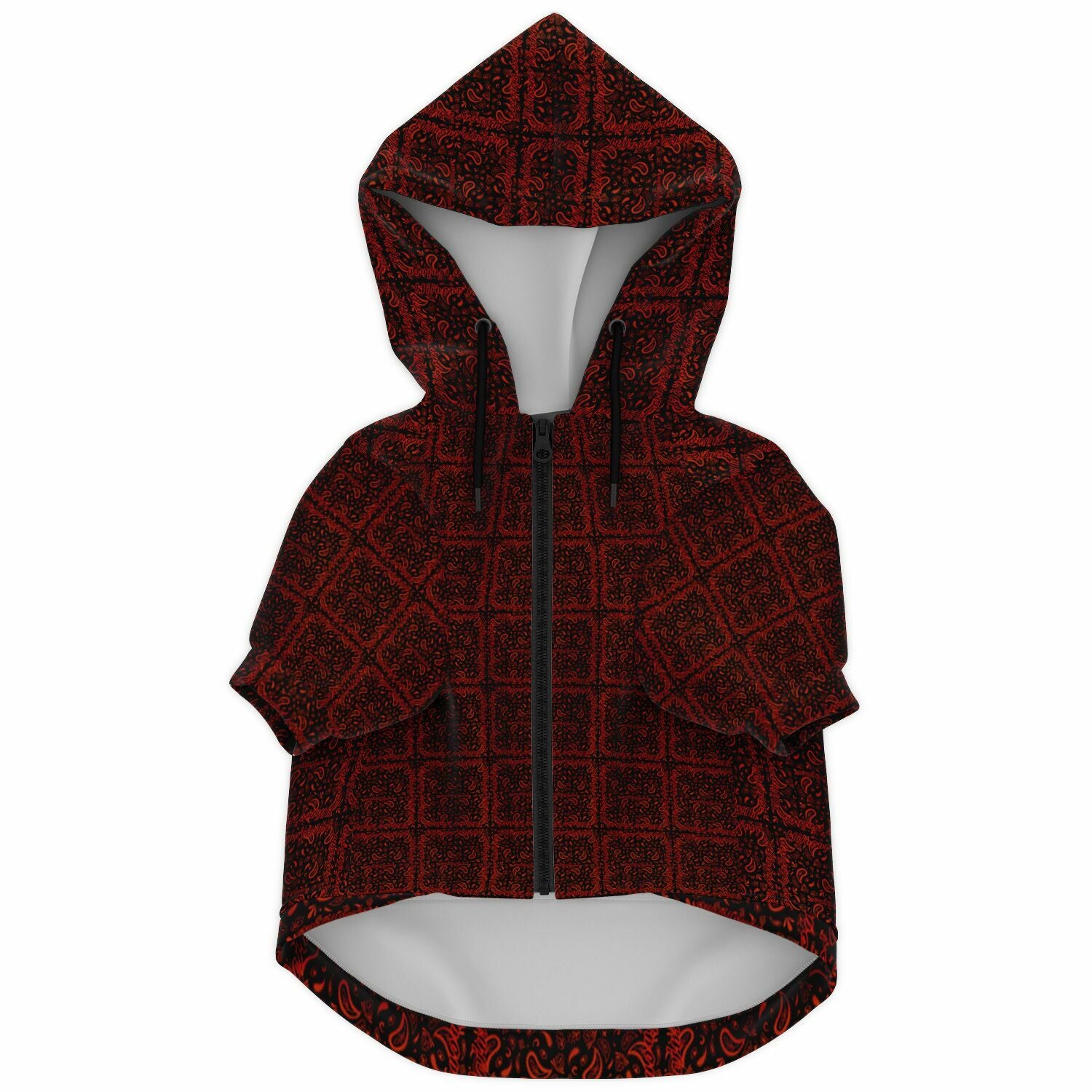 $NiieihiiNookei Athletic Dog Zip-Up Hoodie - AOP