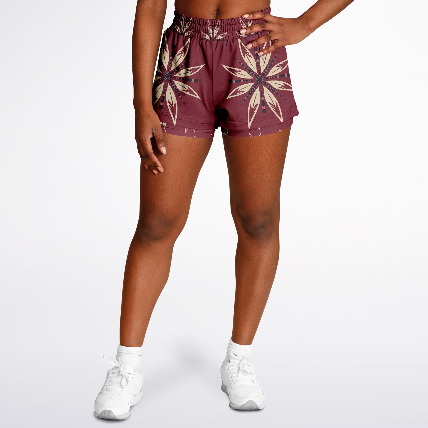 $NiieihiiNookei Women's 2-in-1 Shorts - AOP
