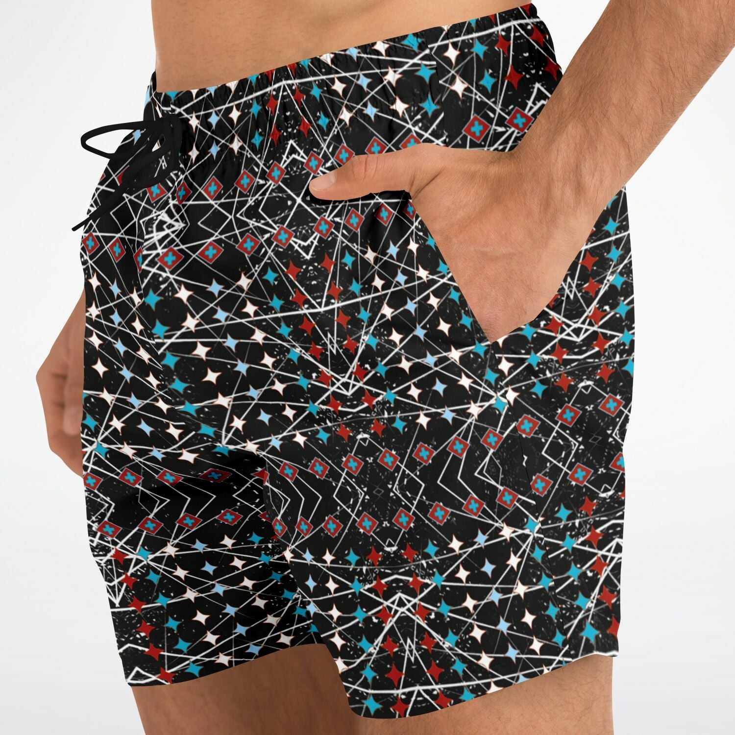 $NiieihiiNookei Swim Trunks Men - AOP