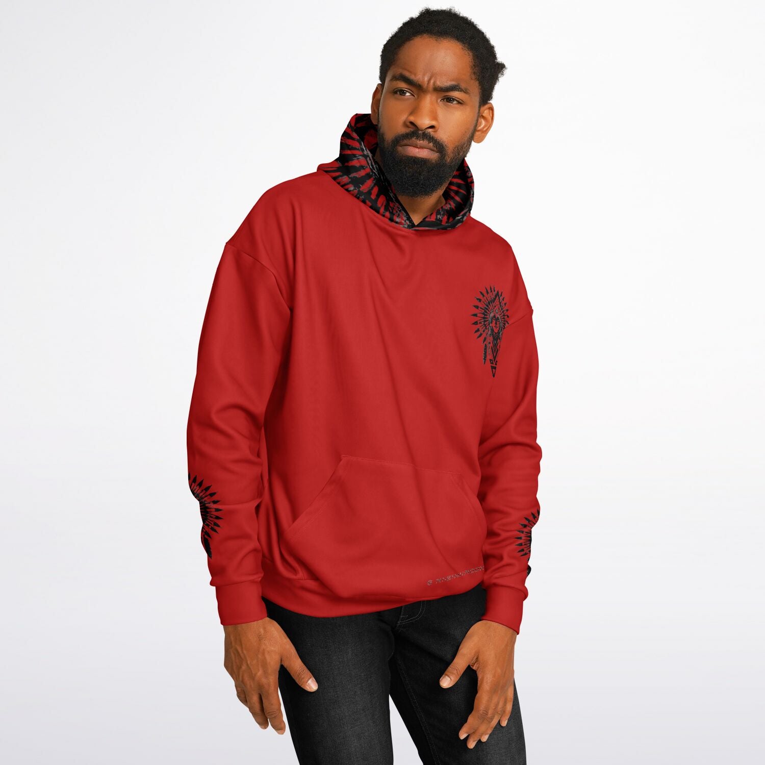 $NiieihiiNookei Heavyweight Oversized Hoodie - AOP