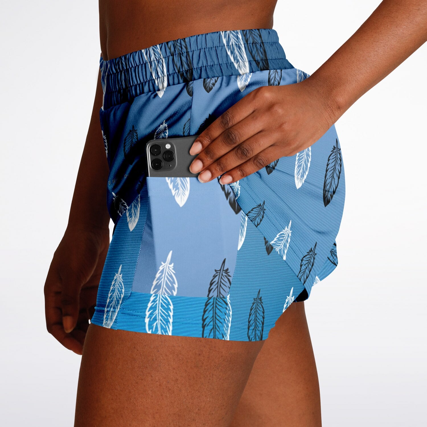 $NiieihiiNookei Women's 2-in-1 Shorts - AOP