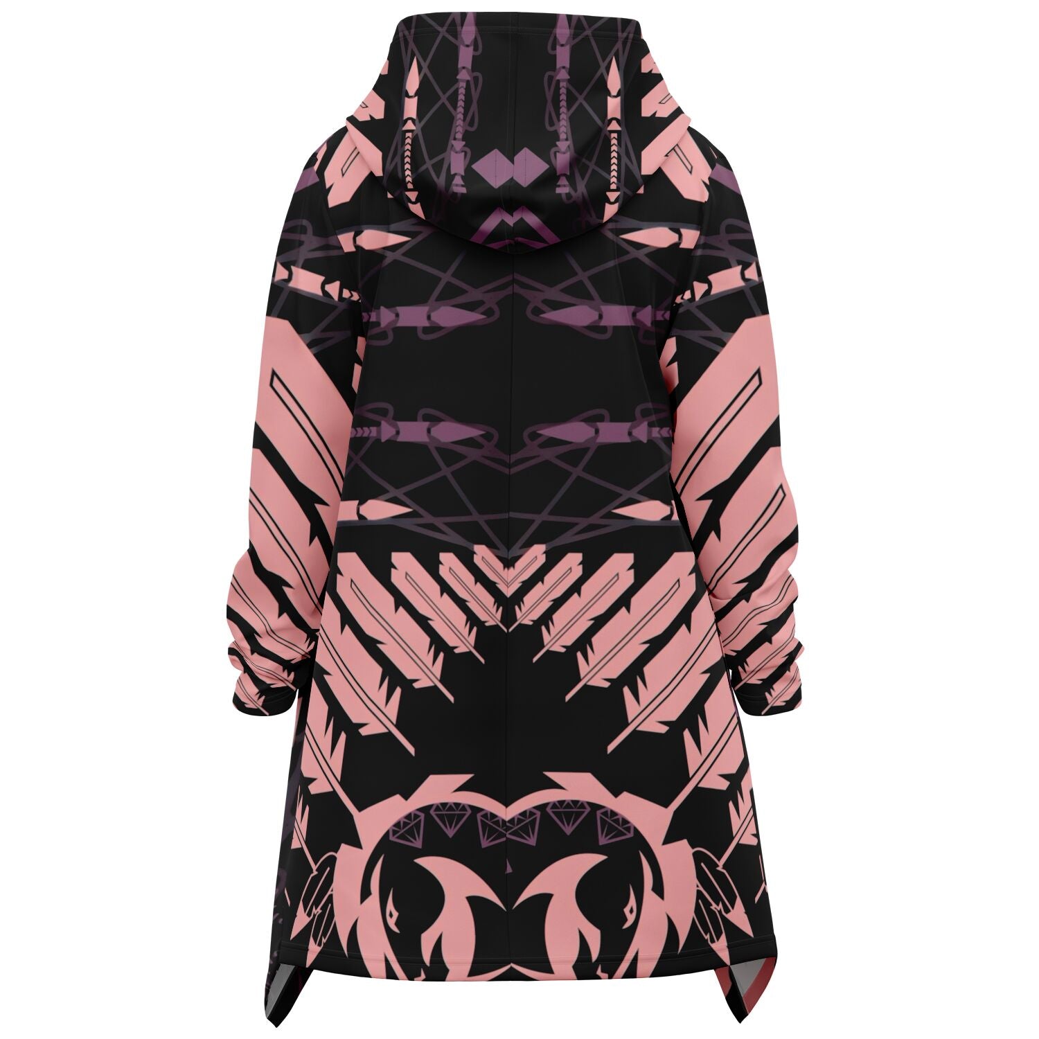 $NiieihiiNookei Fashion Elongated Cloak - AOP