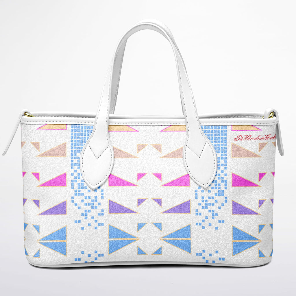 $NiieihiiNookei Leather Tote Bag - AOP