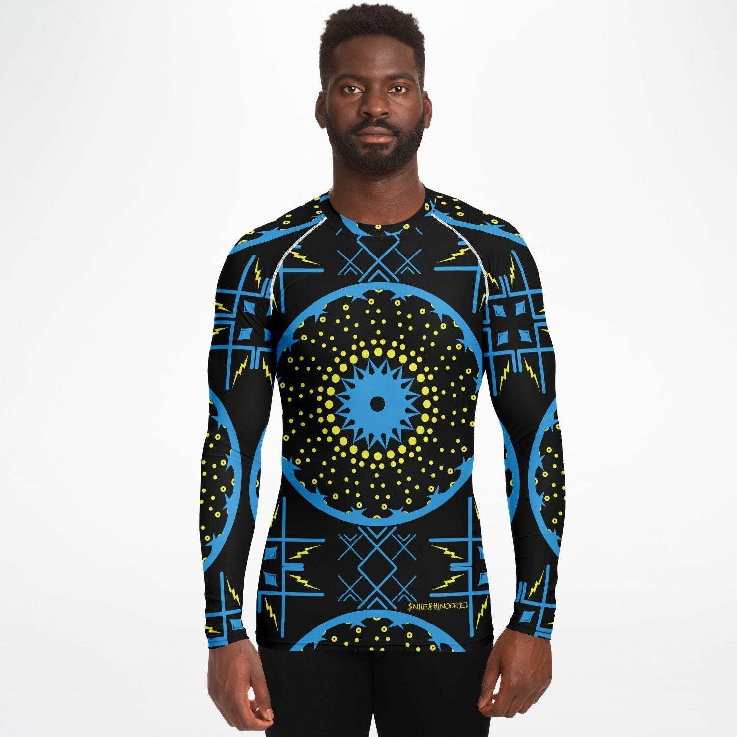 $NiieihiiNookei Men's Rashguard - AOP