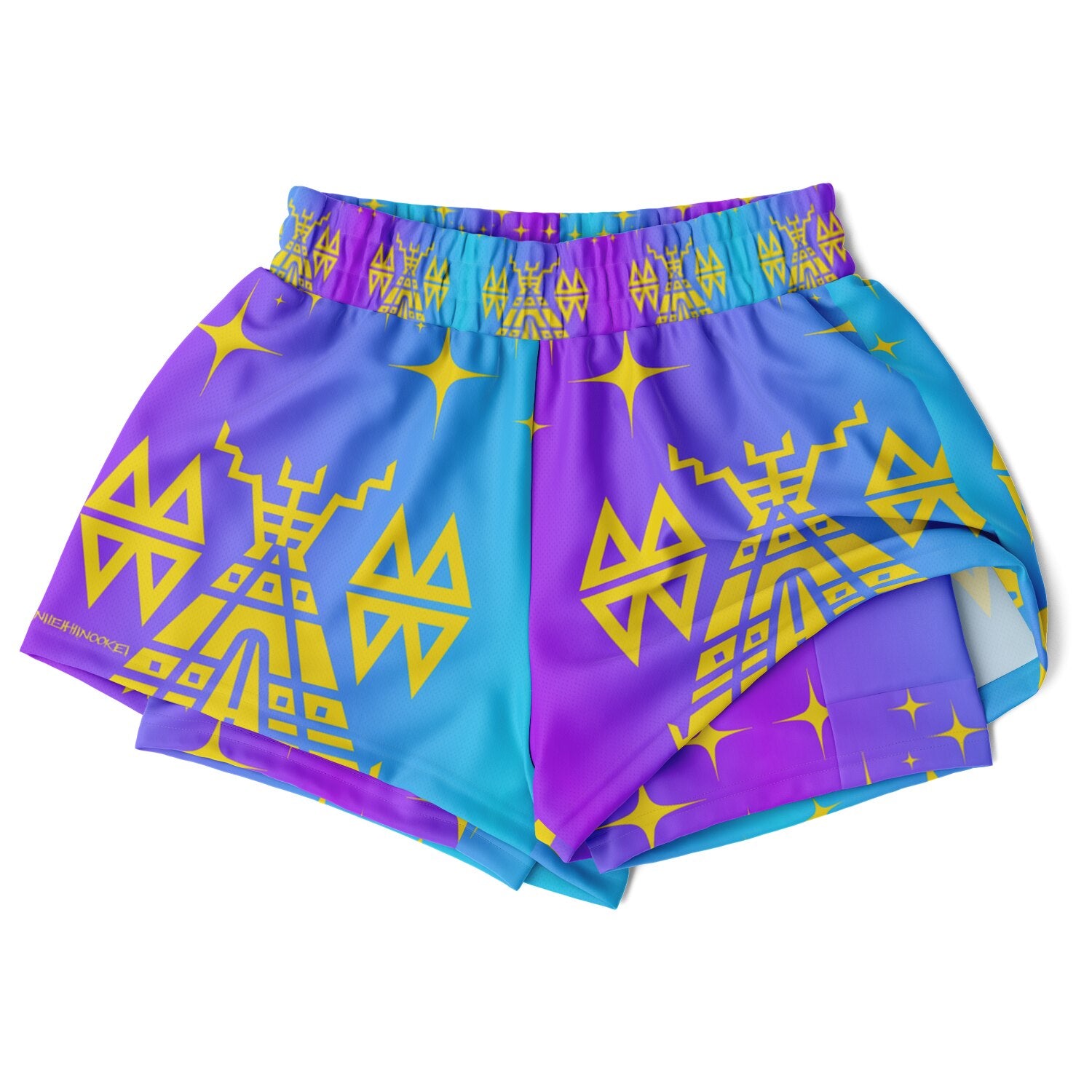 $NiieihiiNookei Women's 2-in-1 Shorts - AOP
