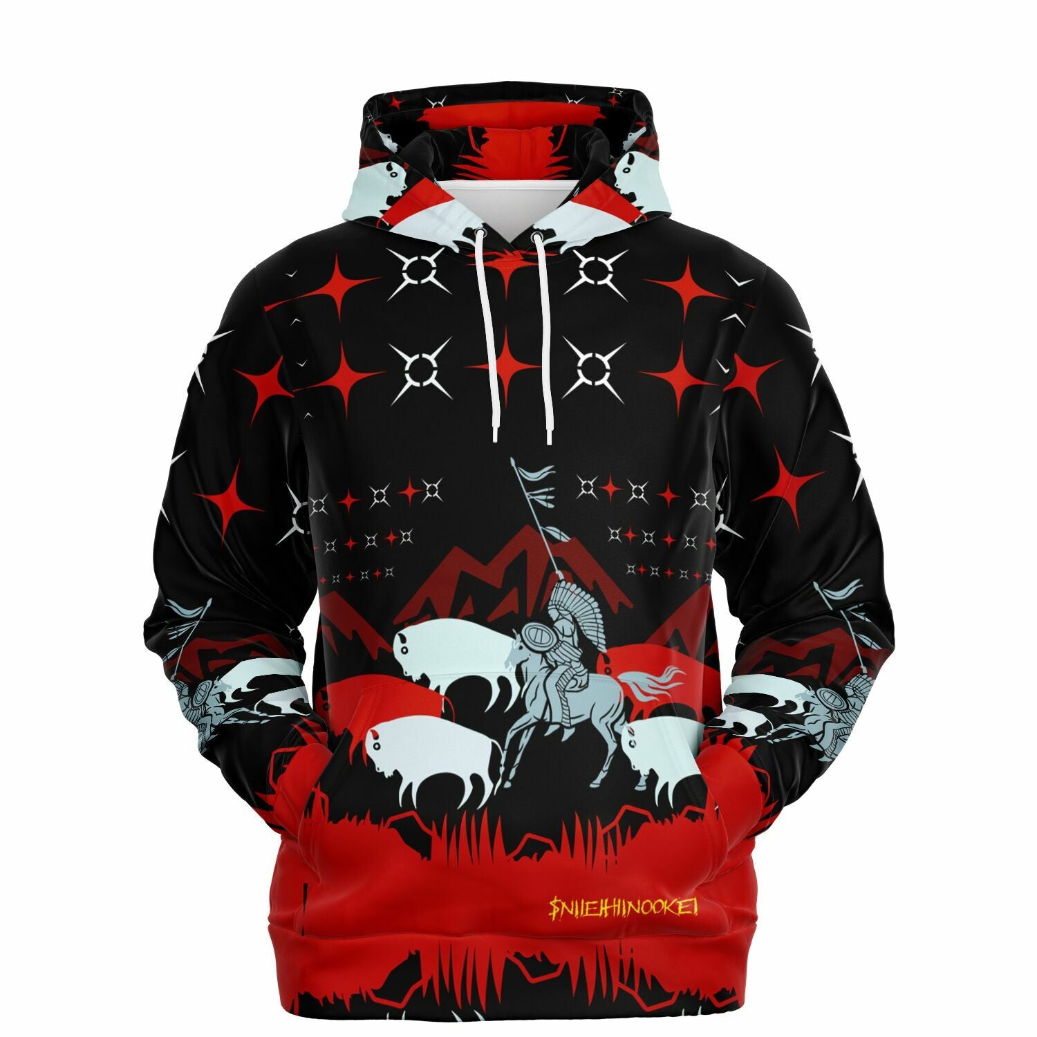 $NiieihiiNookei Athletic Hoodie - AOP