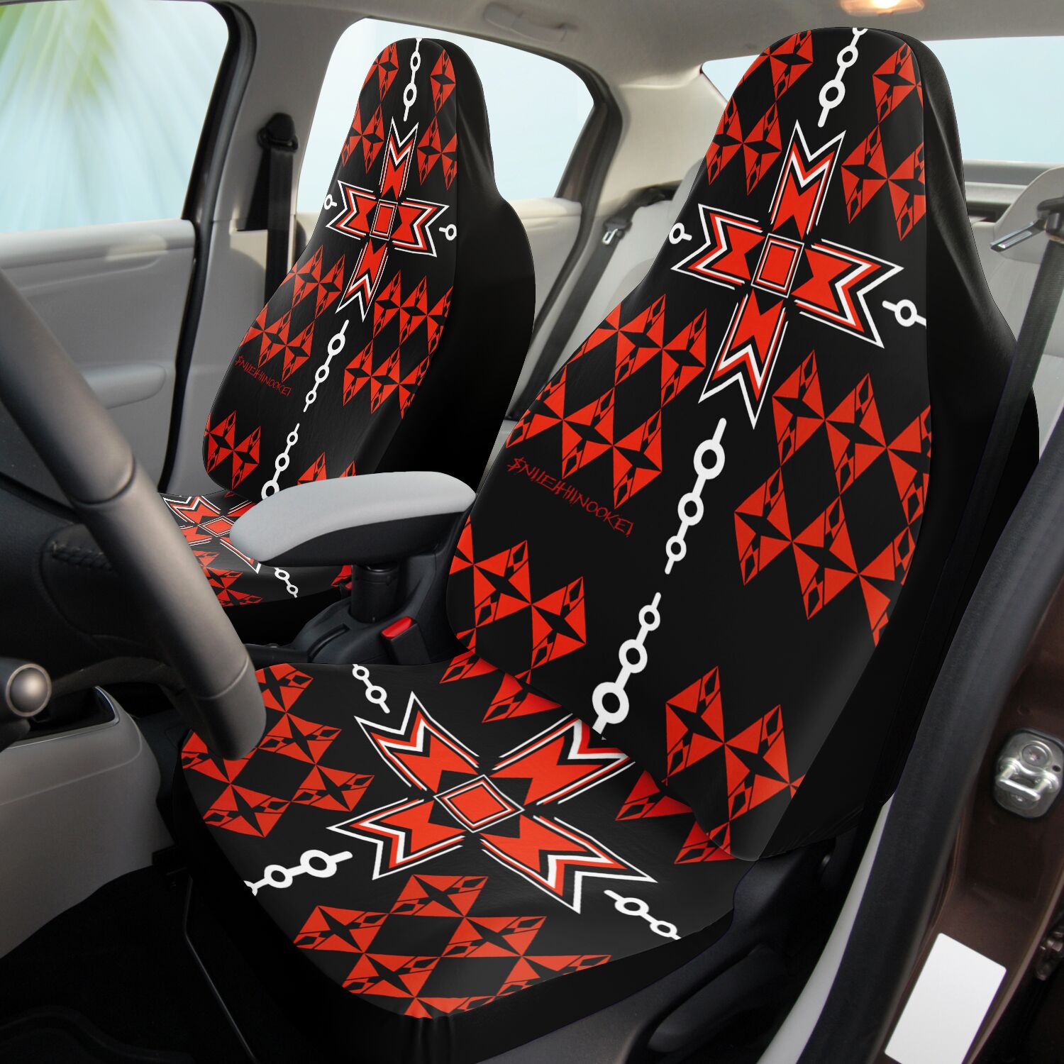 $NiieihiiNookei Car Seat Cover - AOP