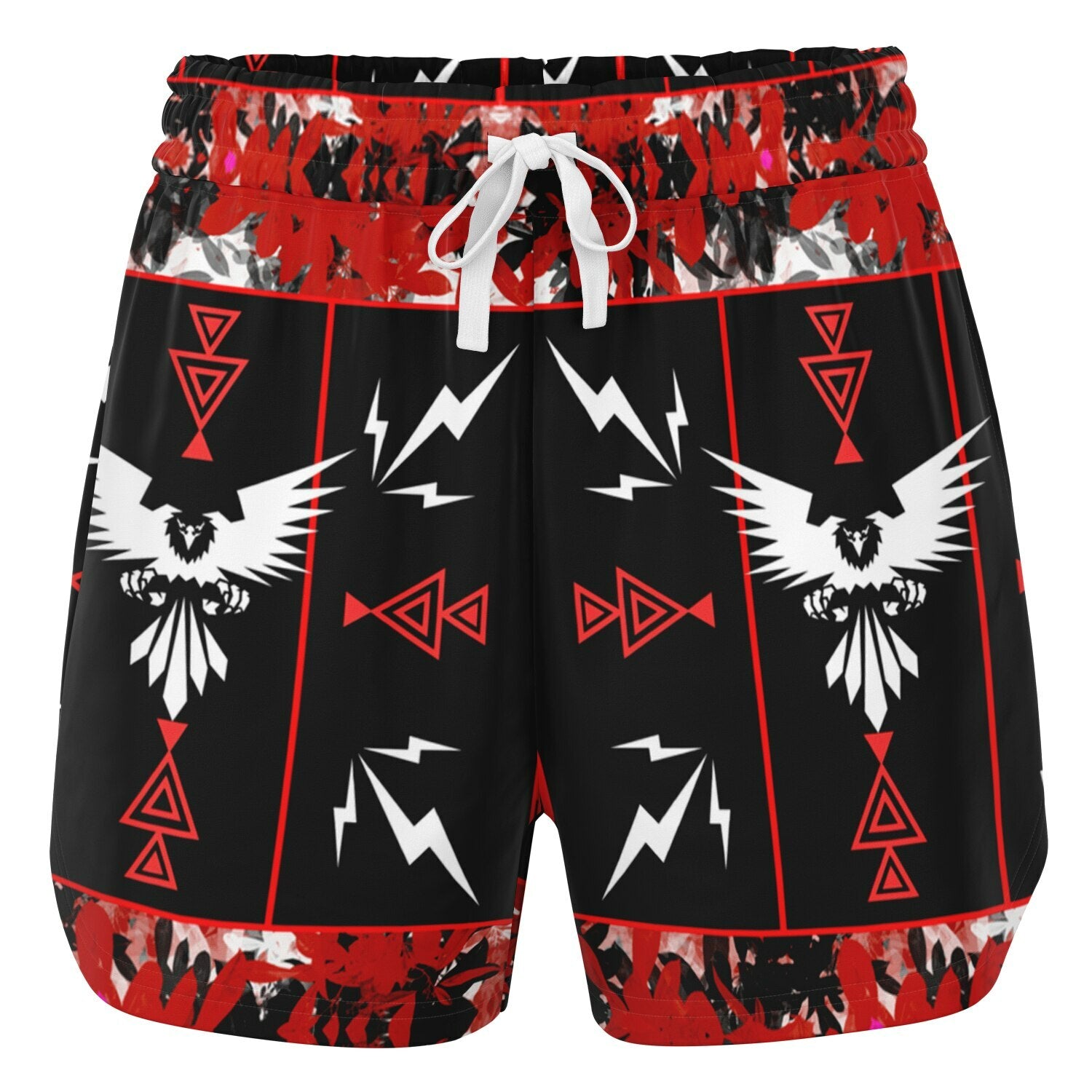 $NiieihiiNookei Athletic Loose Shorts - AOP