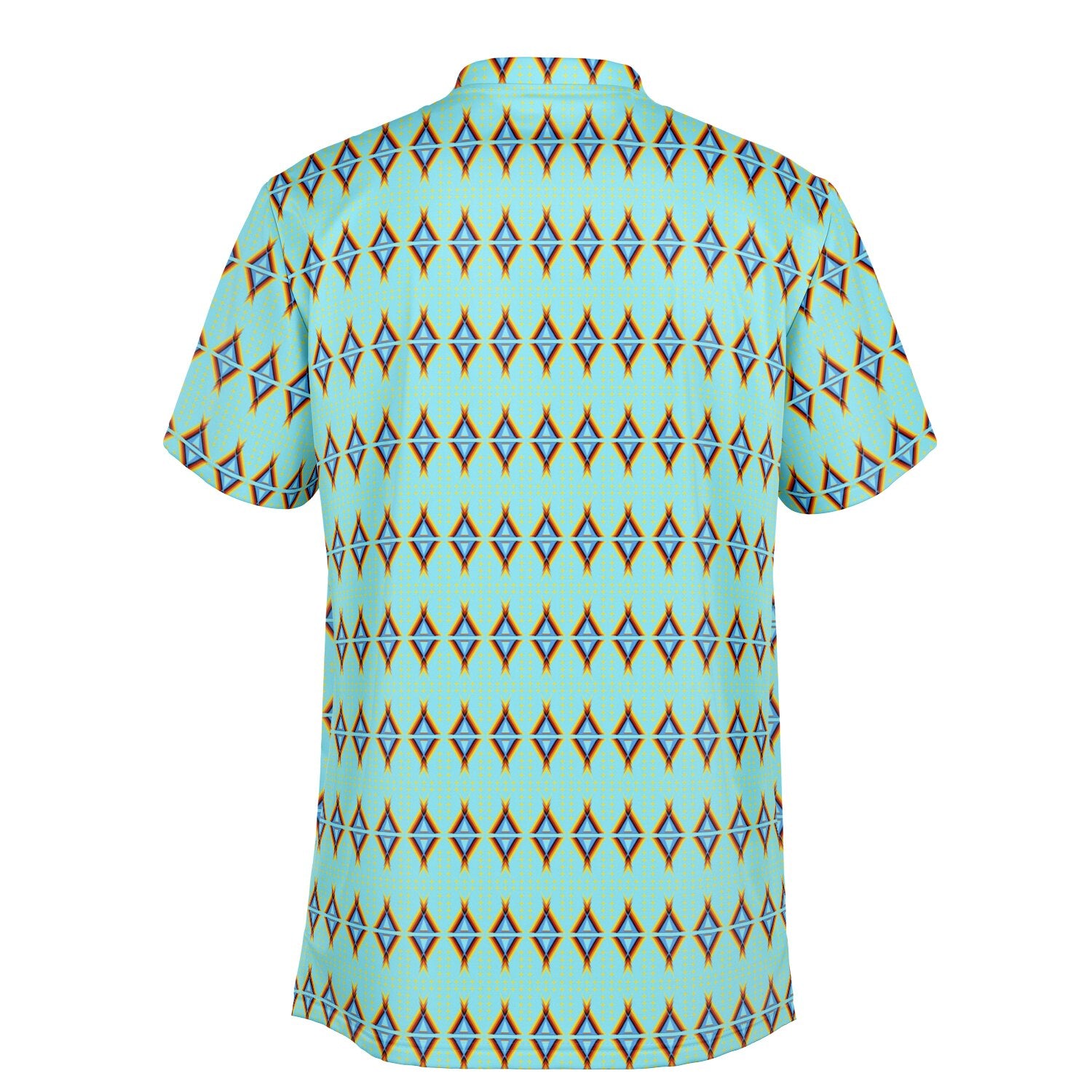 $NiieihiiNookei Blade Collar Polo Shirt - AOP