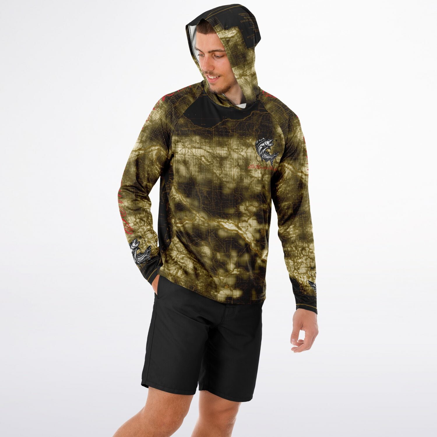$NiieihiiNookei Performance Fishing Hoodie - 40+UPF