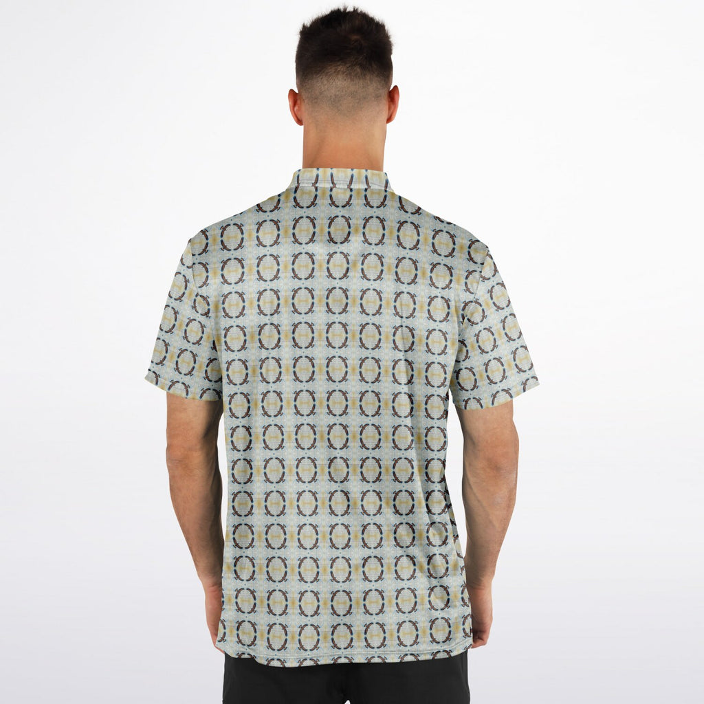 $NiieihiiNookei Blade Collar Polo Shirt - AOP