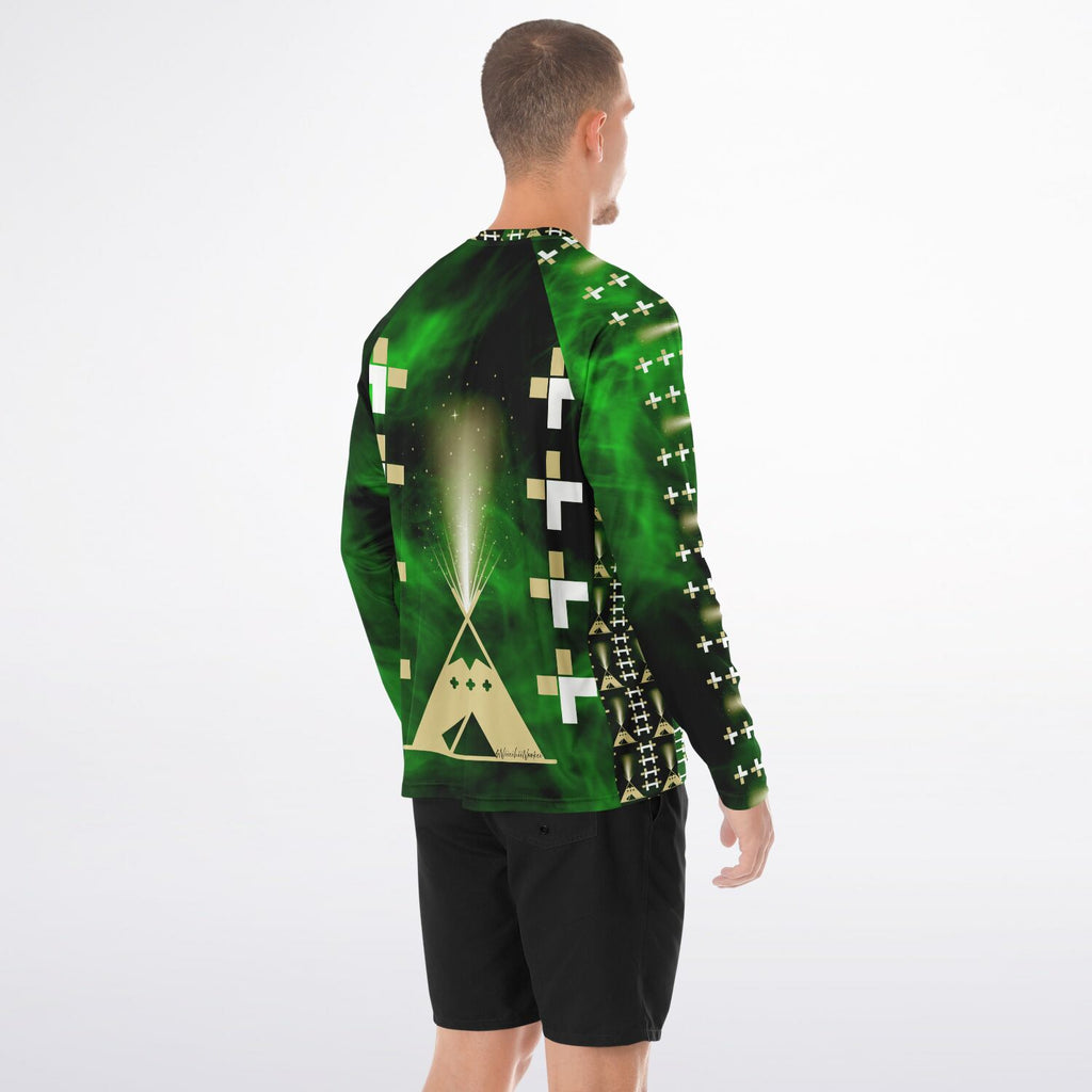 $NiieihiiNookei Men's Long Sleeve Performance Shirt - AOP