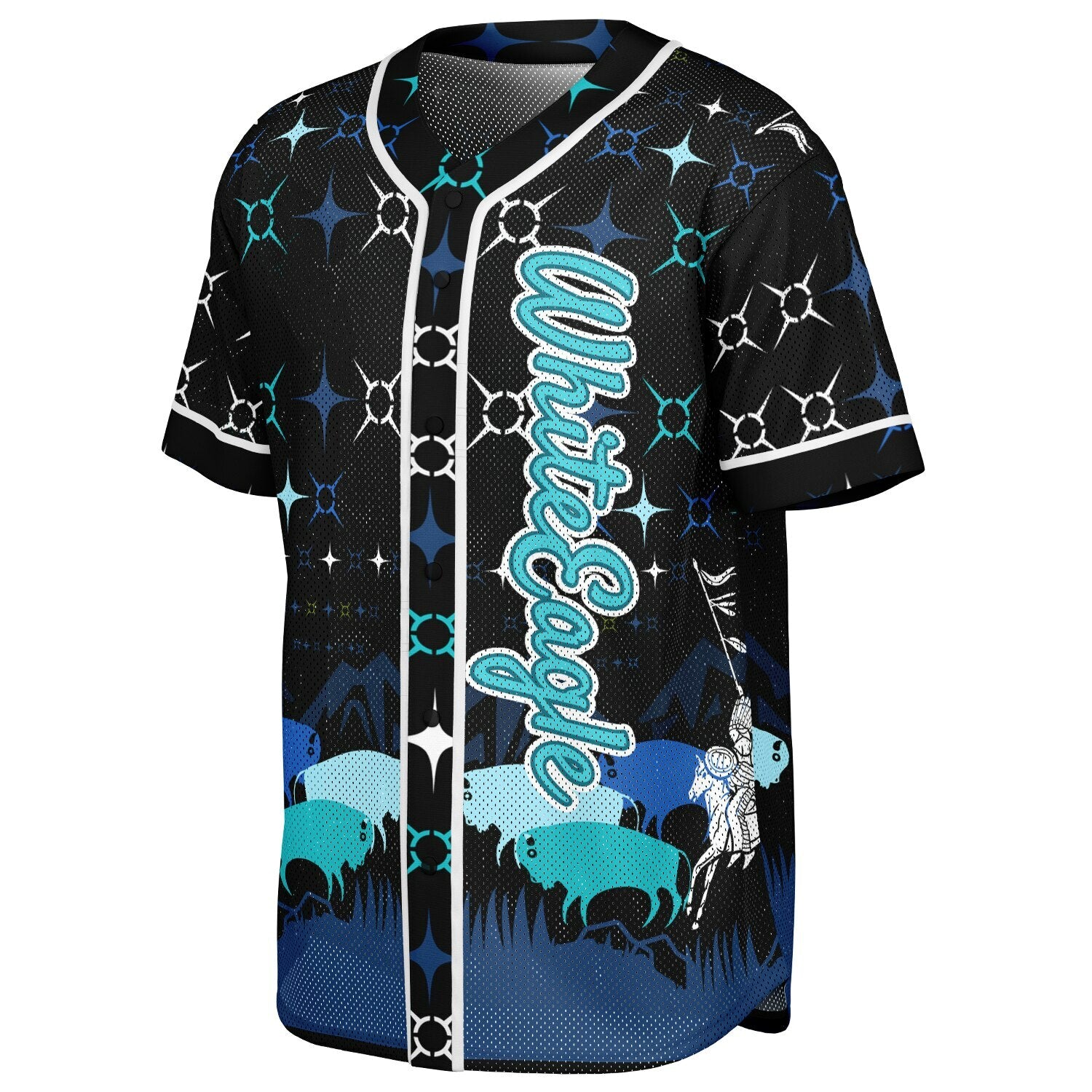 #9 WhiteEagle Premium Baseball Jersey - AOP
