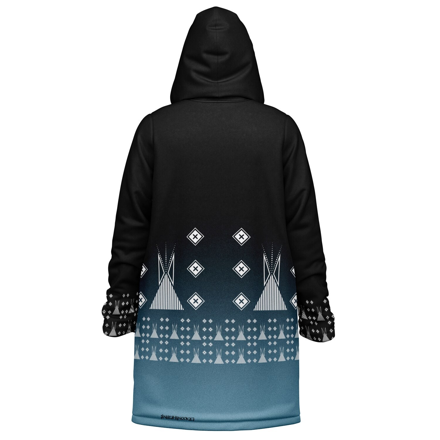 $NiieihiiNookei Zipper Cloak - AOP