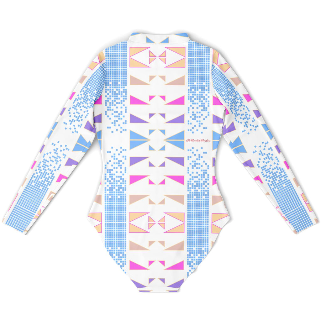 $NiieihiiNookei Bodysuit Long Sleeve - AOP