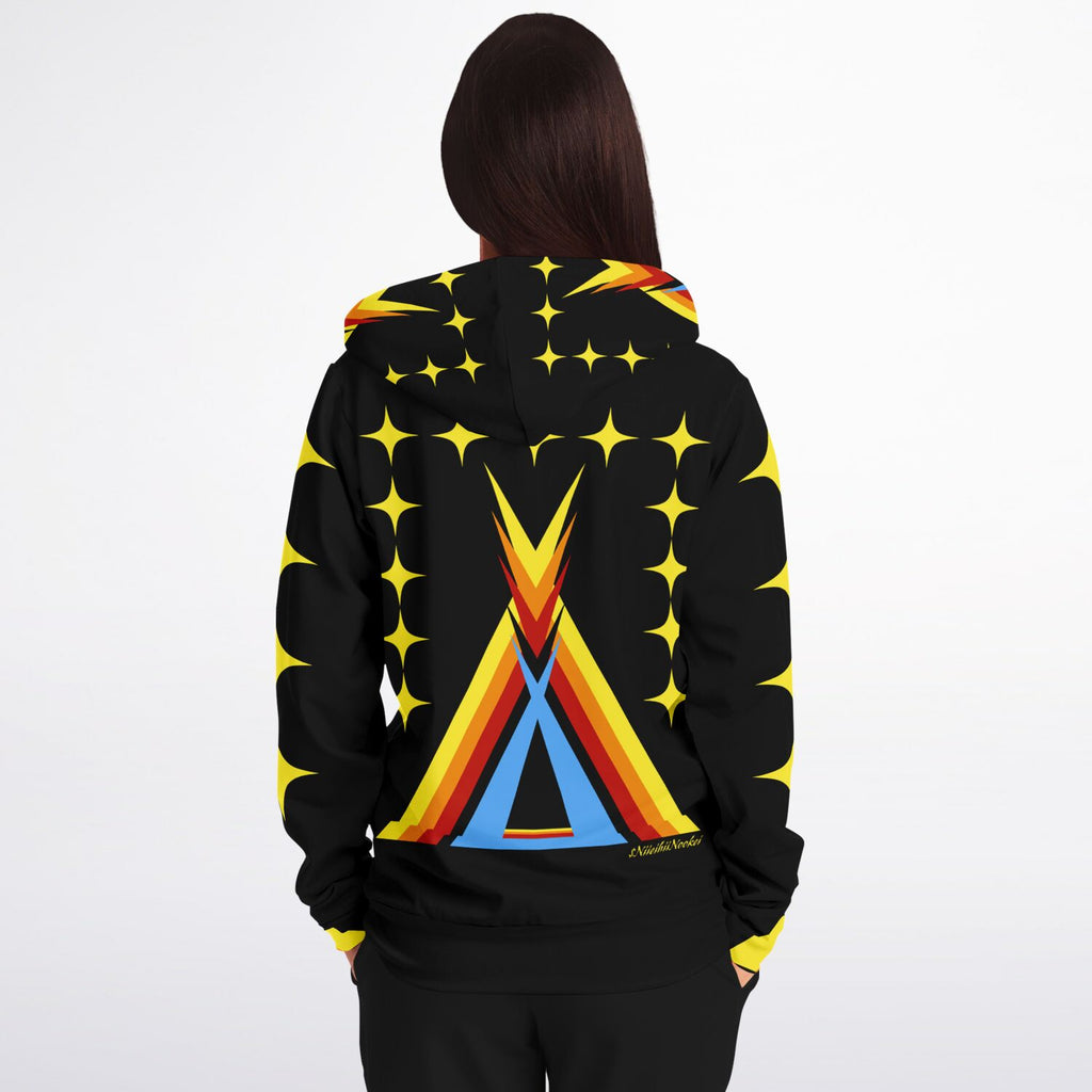 $NiieihiiNookei Zip-Up Hoodie - AOP