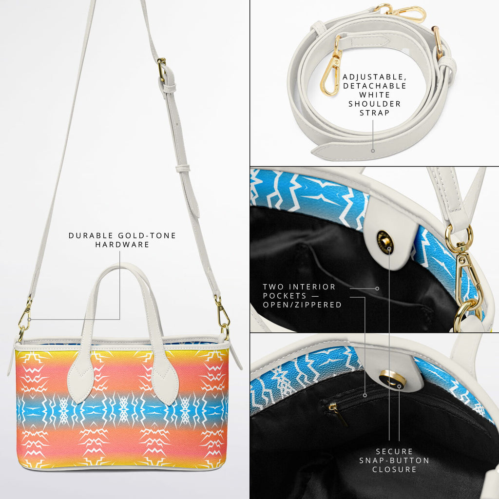 $NiieihiiNookei Leather Tote Bag - AOP