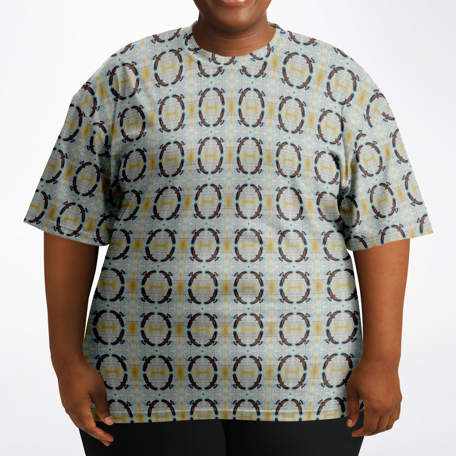 $NiieihiiNookei Plus-size T-Shirt - AOP