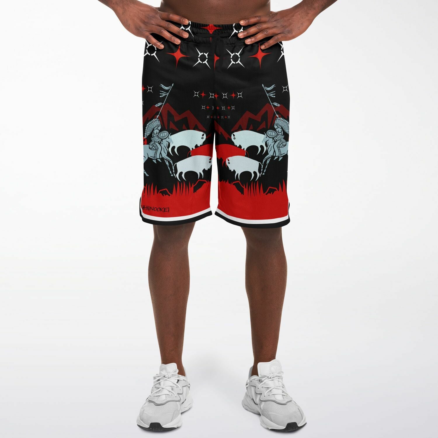 $NiieihiiNookei Basketball Short Rib - AOP