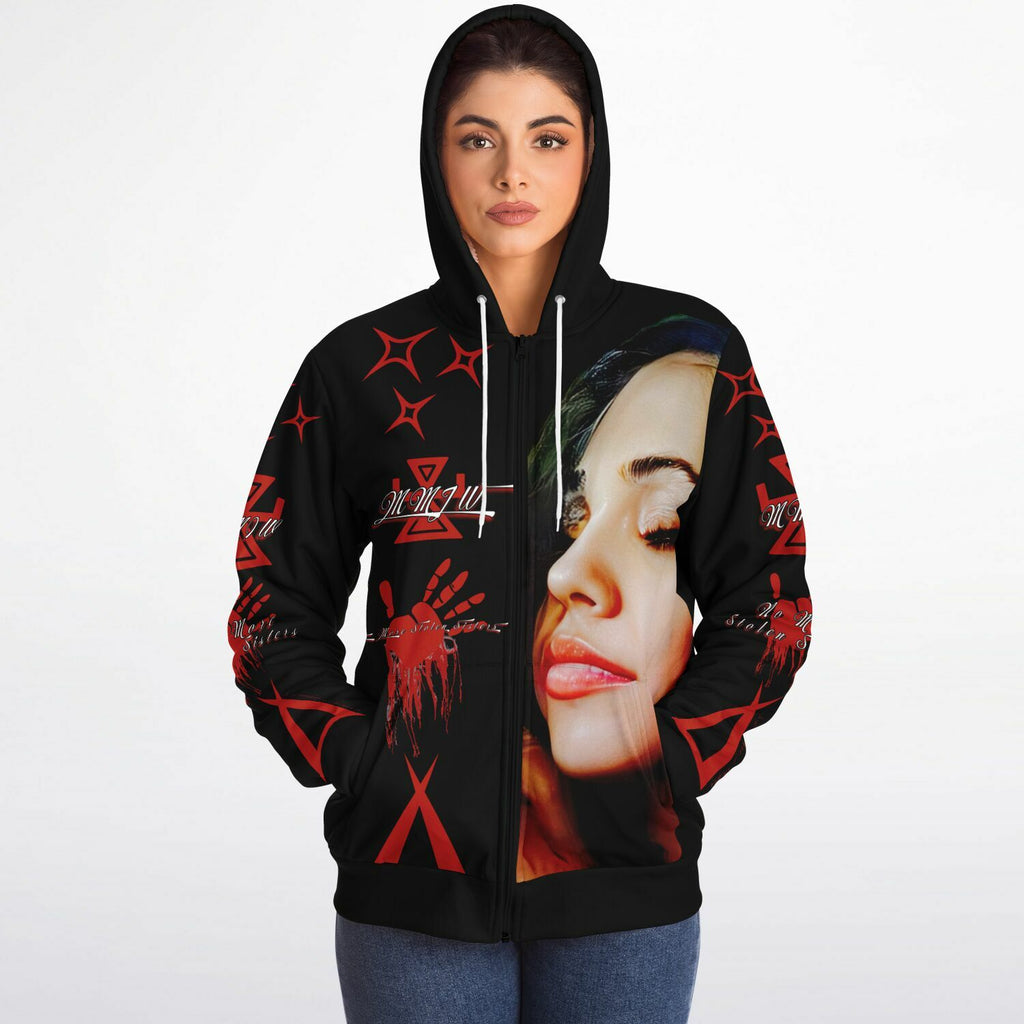 #JUSTICE4STEPH Microfleece Ziphoodie - AOP