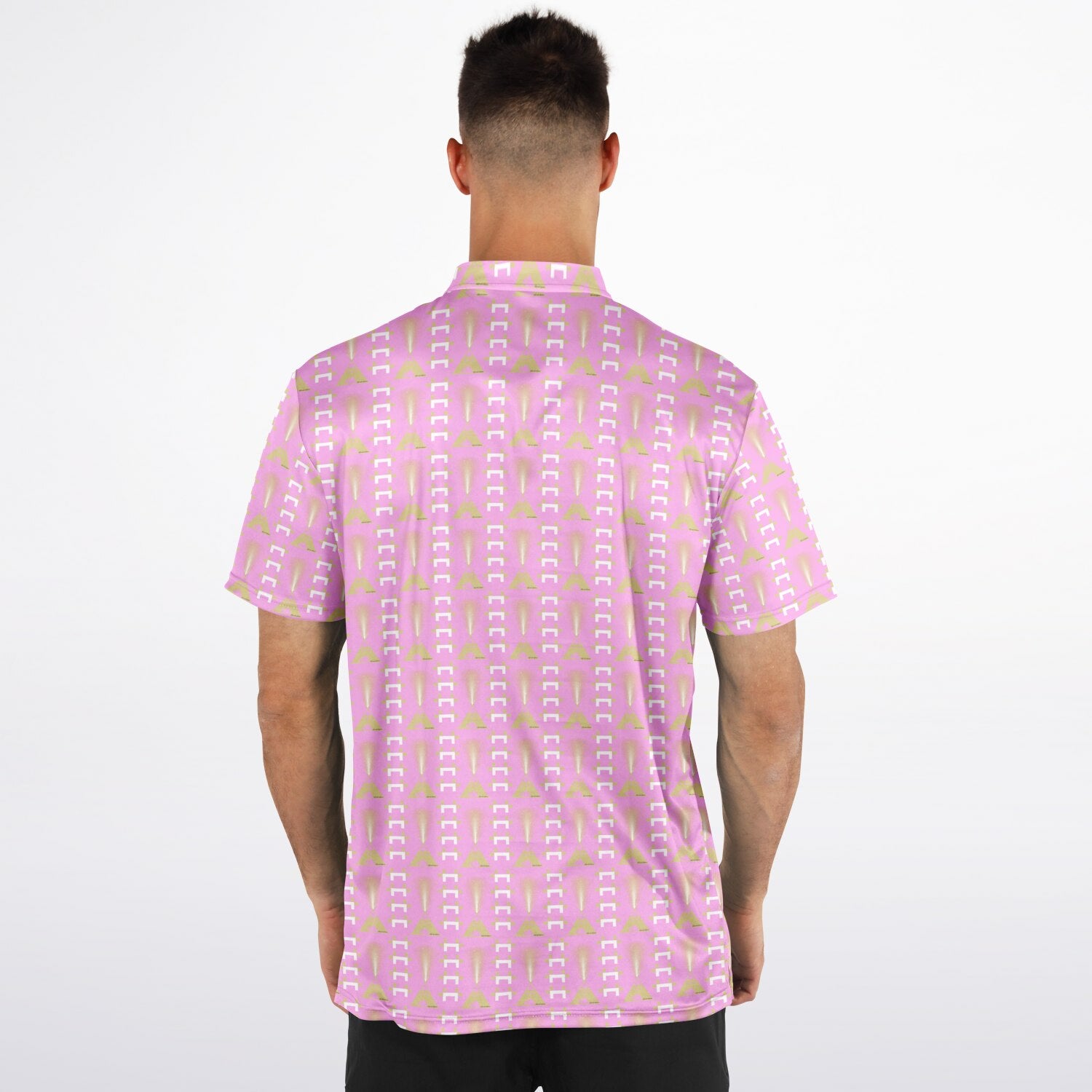 $NiieihiiNookei Blade Collar Polo Shirt - AOP