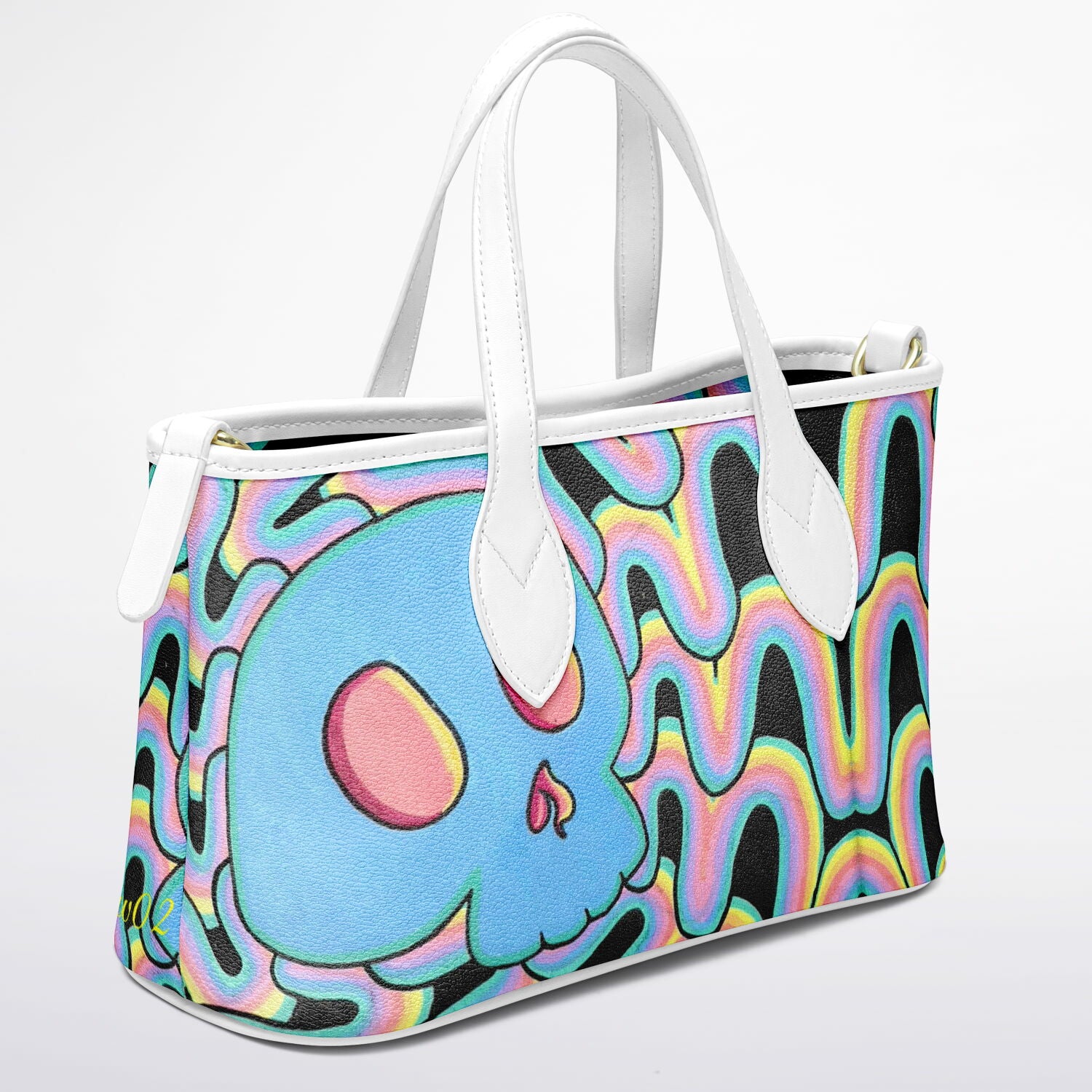 $sweetmw02 Leather Tote Bag - AOP
