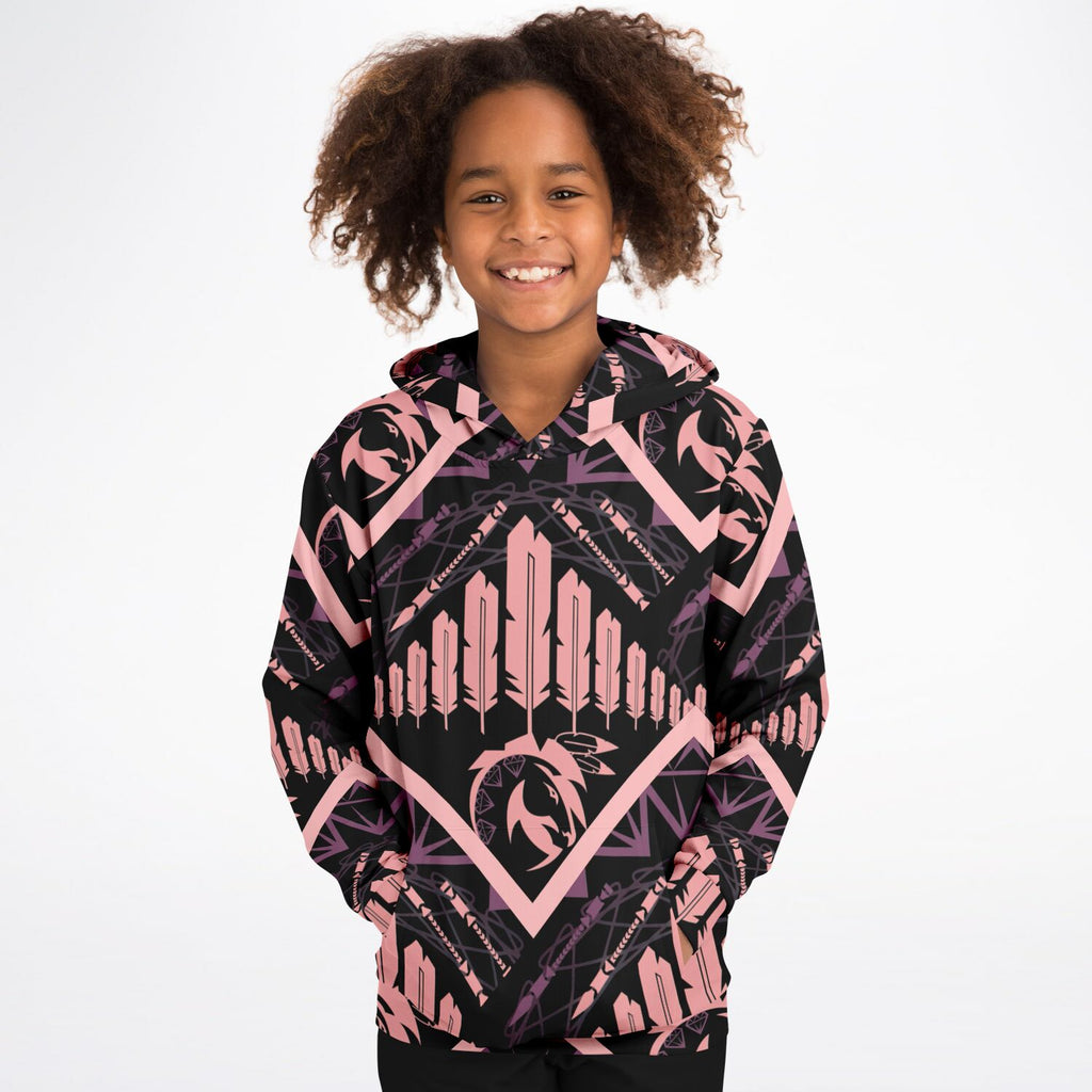 $NiieihiiNookei Athletic Kids Hoodie - AOP