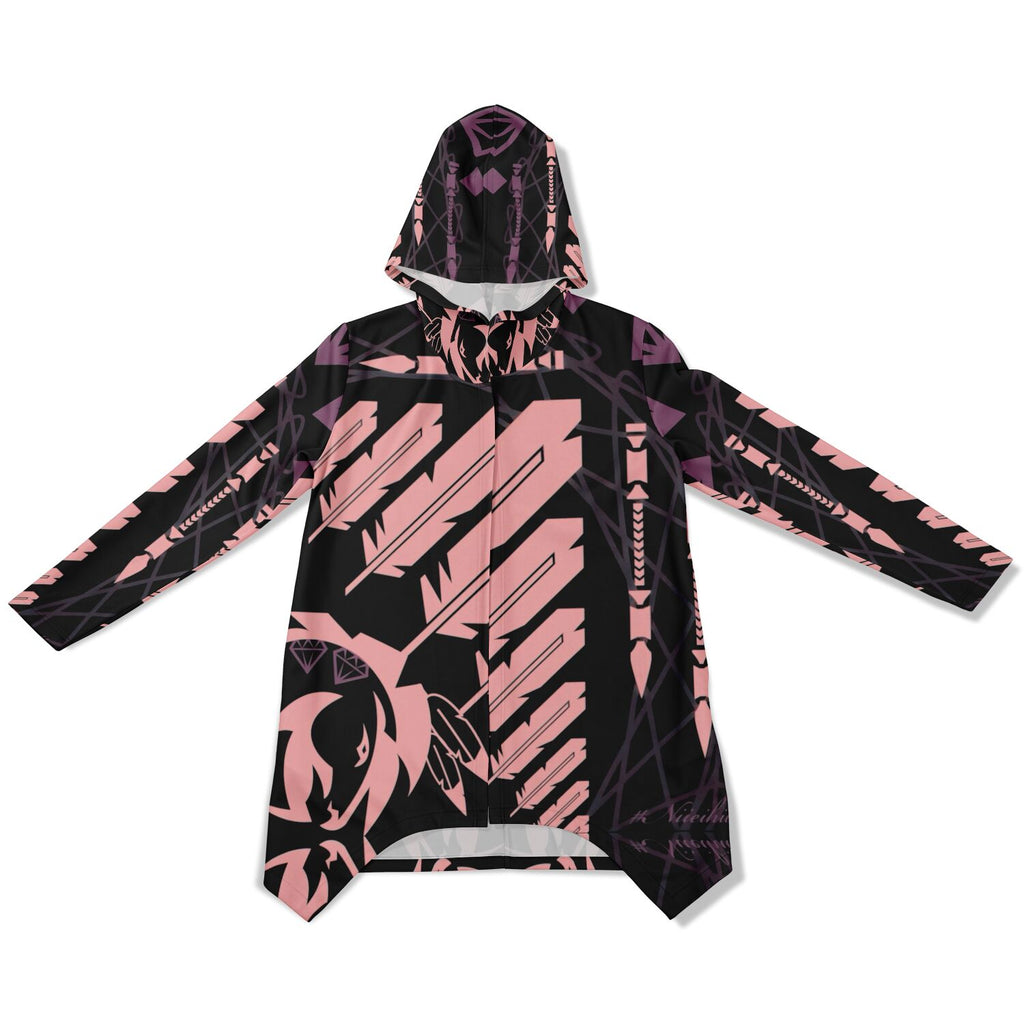$NiieihiiNookei Fashion Elongated Cloak - AOP